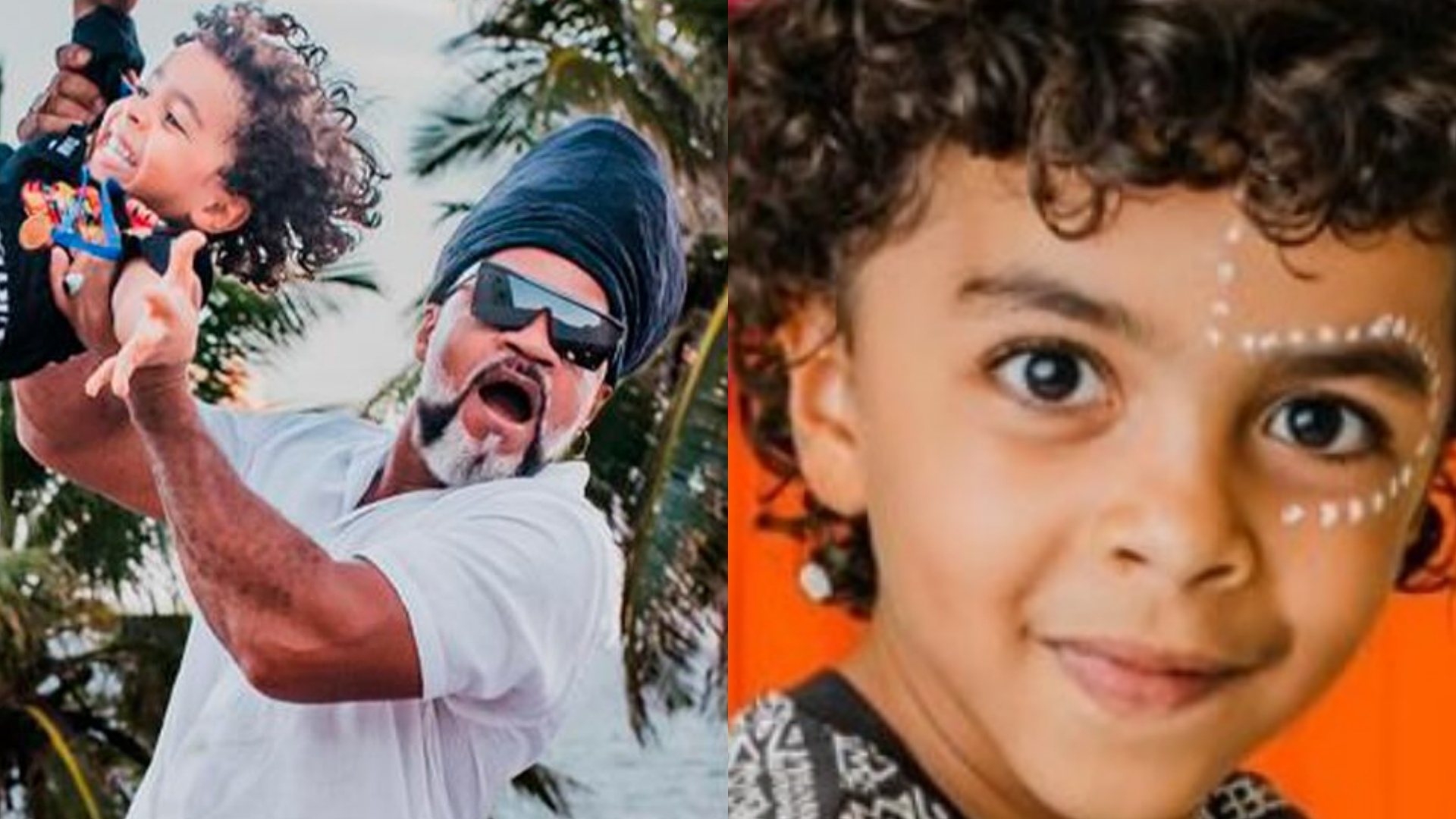 Carlinhos Brown encanta ao comemorar o aniversário do filho: ‘Um brilho único’