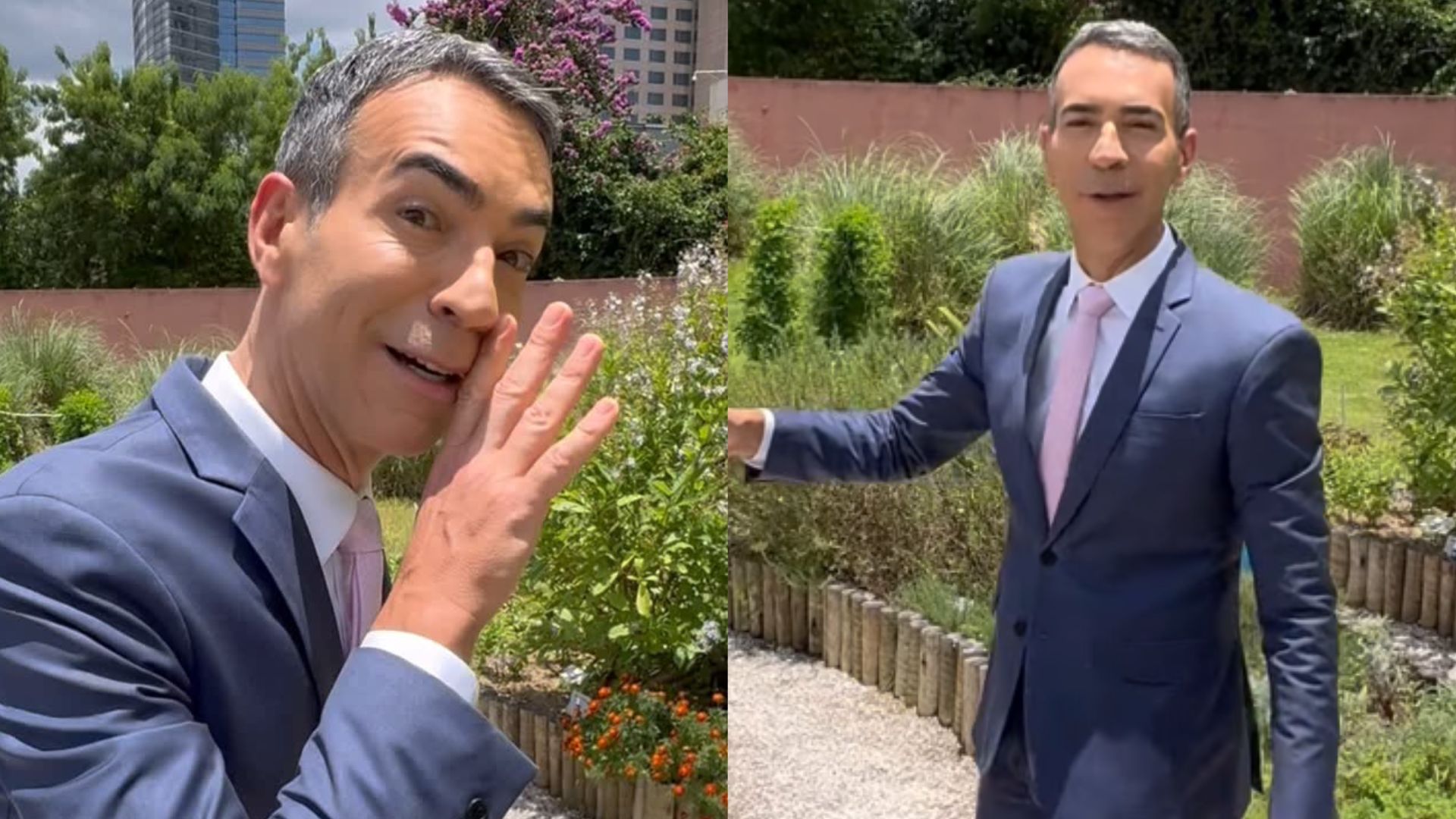 César Tralli mostra espaço inédito de Ana Maria Braga na Globo: ‘Tem que pedir’