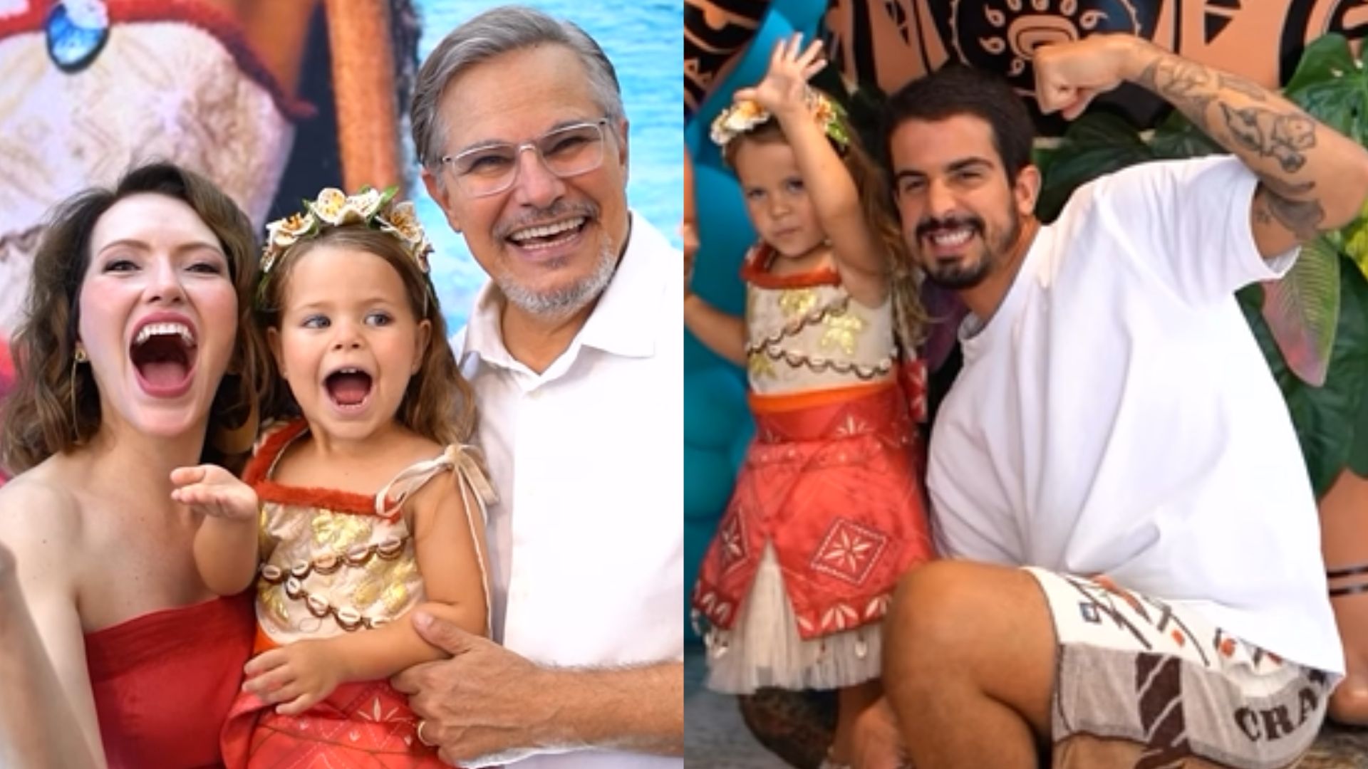 Edson Celulari mostra novos detalhes da festa de 3 anos da filha caçula