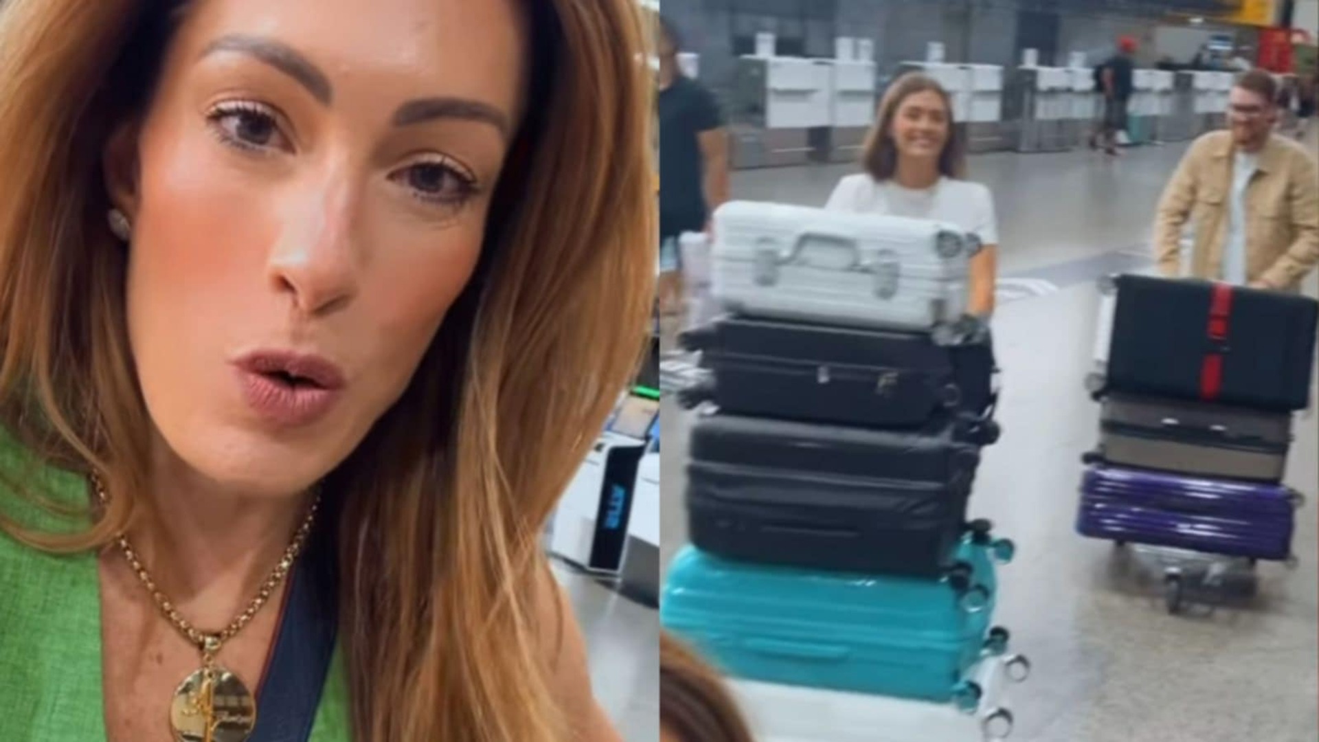 Elaine Mickely e a filha perdem voo nas vésperas de casamento da herdeira