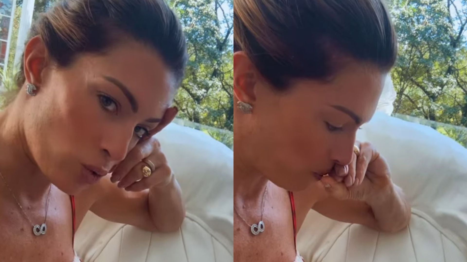 Elaine Mickely se espanta com preço cobrado para lavar vestido de noiva da filha