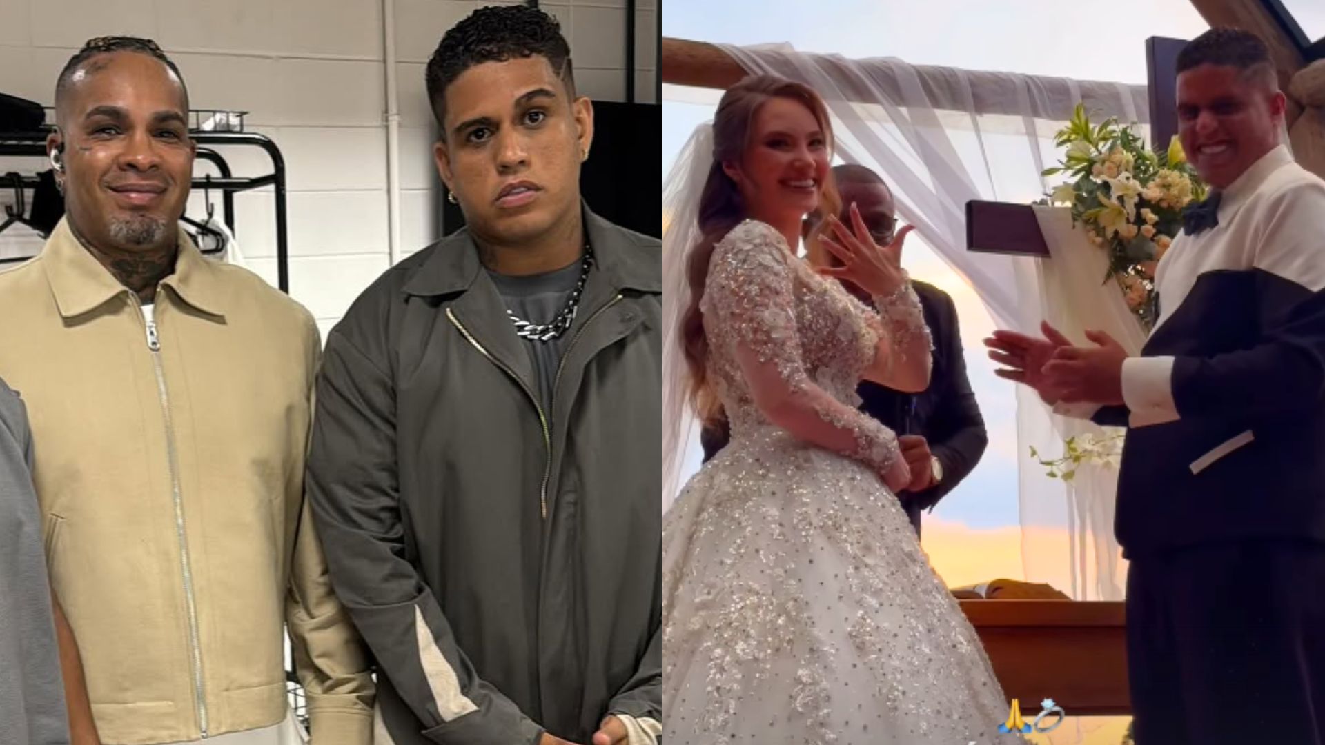Rodriguinho celebra casamento do filho, Gaab: ‘Emoção’
