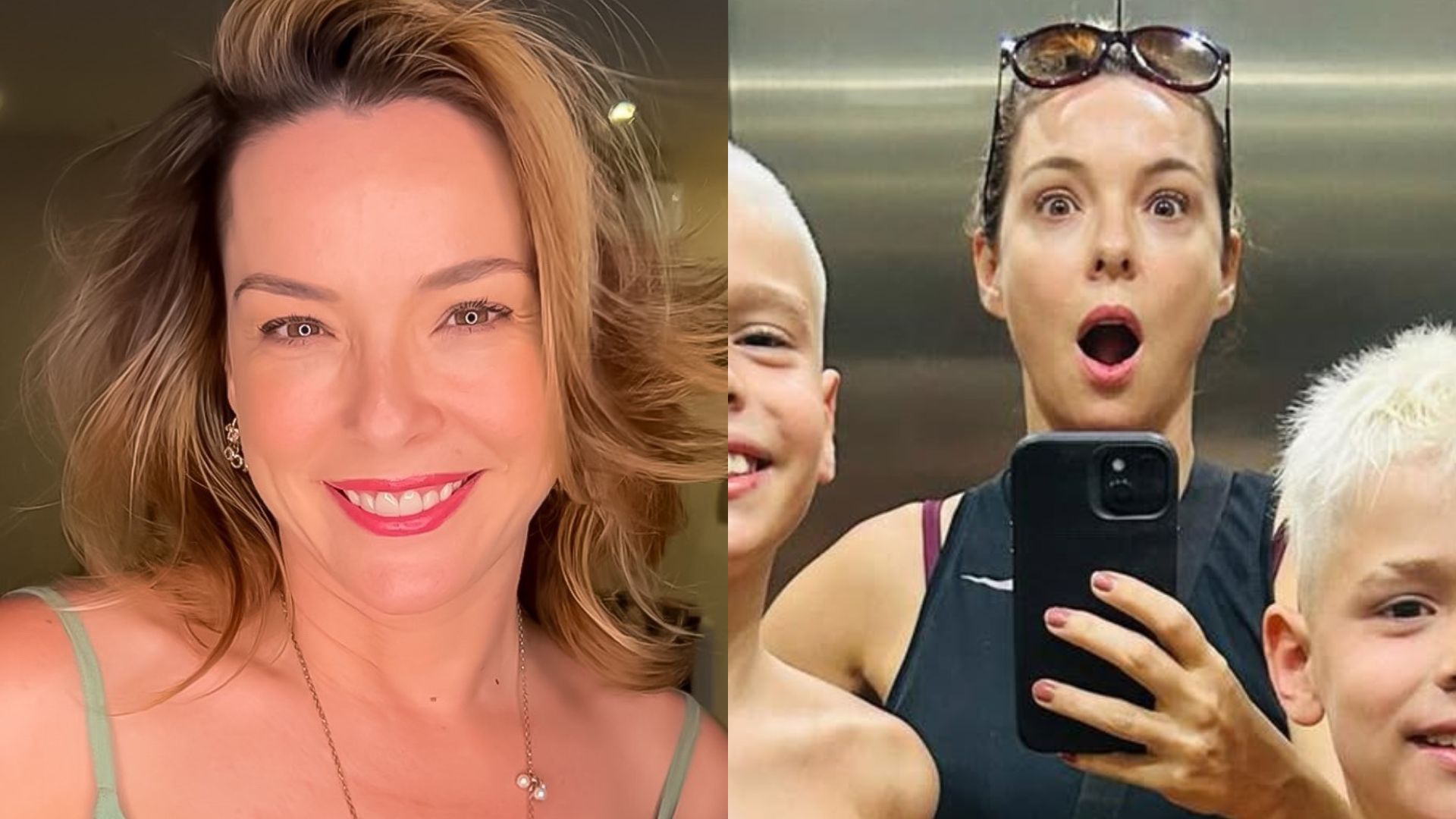 Regiane Alves se diverte ao exibir novo visual dos filhos: ‘Socorro’