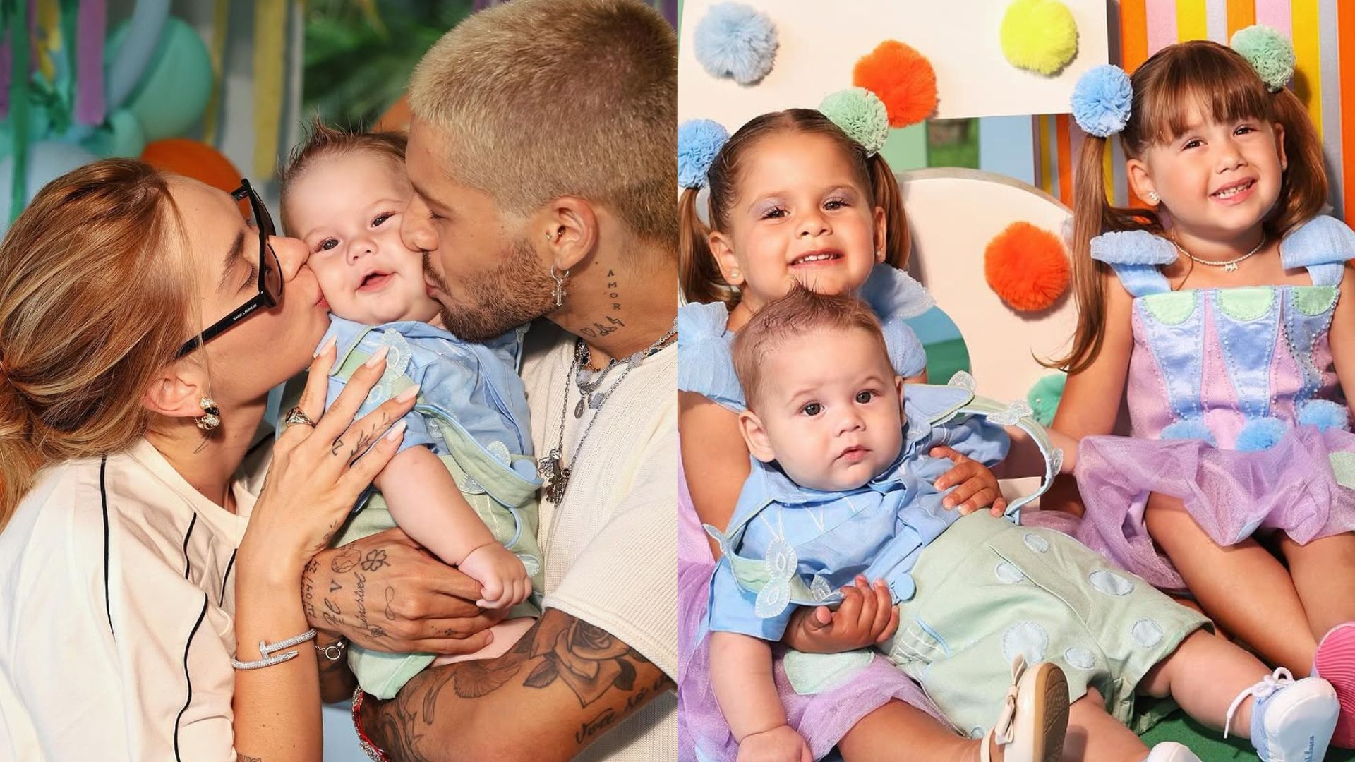 Virginia e Zé Felipe celebram 5 meses de José Leonardo com festinha temática