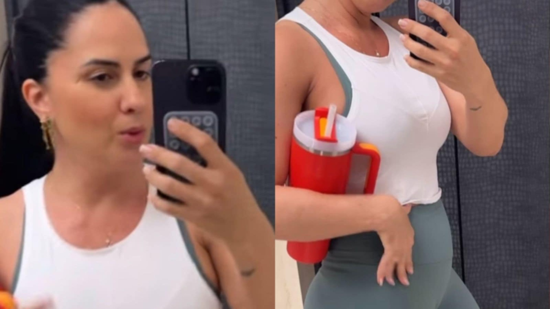 Graciele Lacerda mostra situação real de sua barriga após 45 dias do parto
