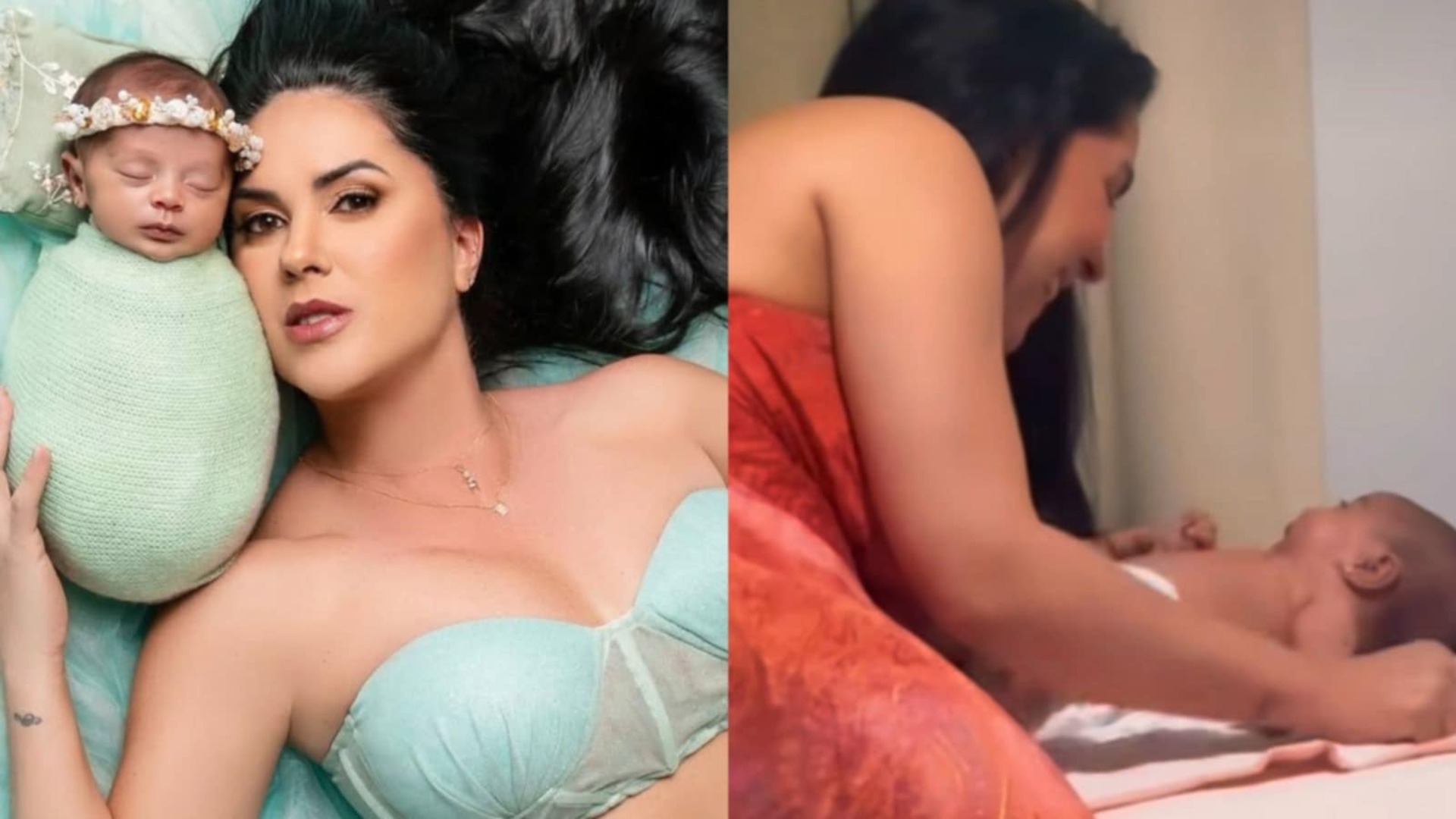 Graciele Lacerda encanta com vídeo cuidando da filha na fazenda