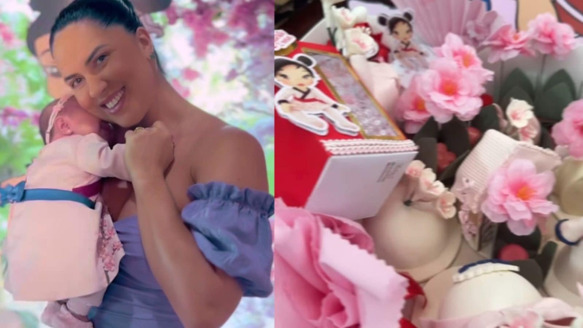 Graciele Lacerda mostra lembrancinhas do 2º mesversário de Clara; confira