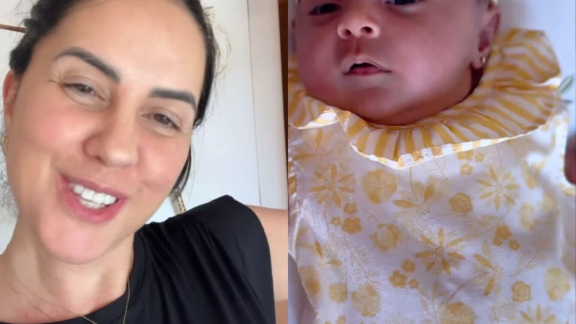 Graciele Lacerda surpreende com mais um look da filha: ‘Pronta’