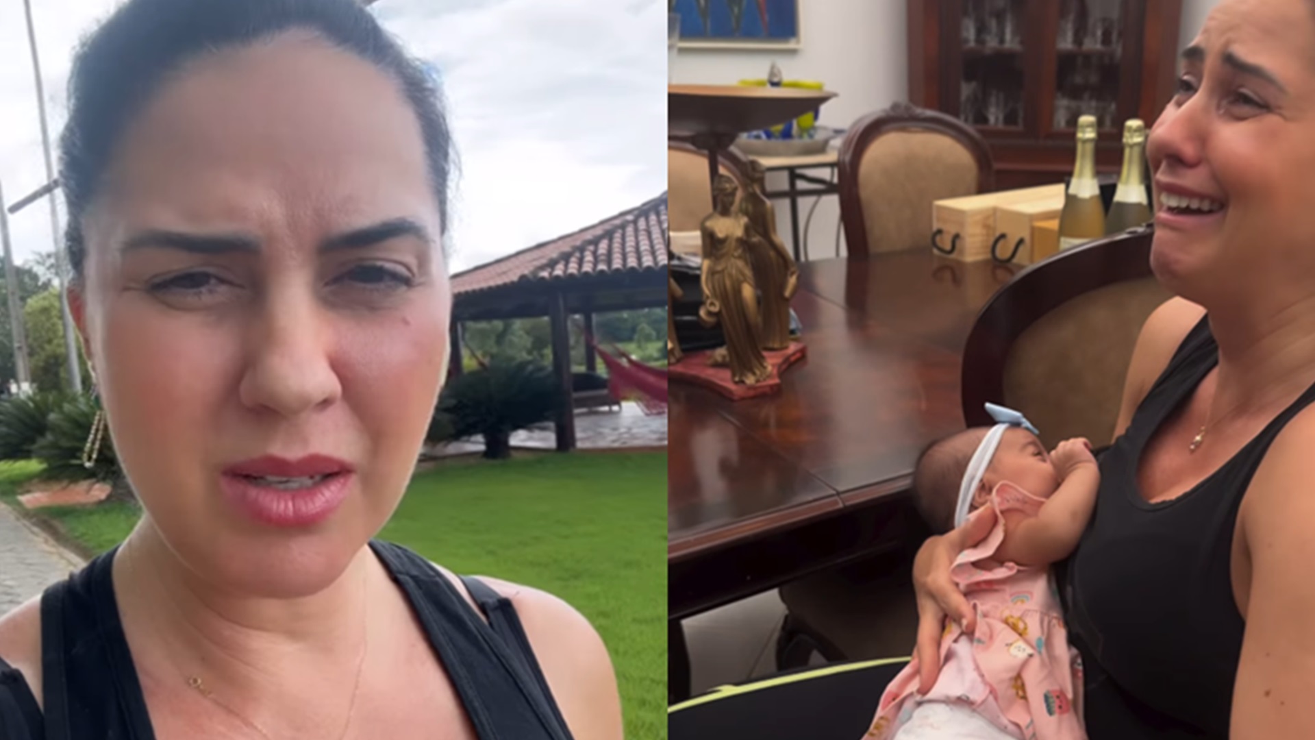 Graciele Lacerda desabafa após ver a filha tomar vacina: ‘Entrei em desespero também’