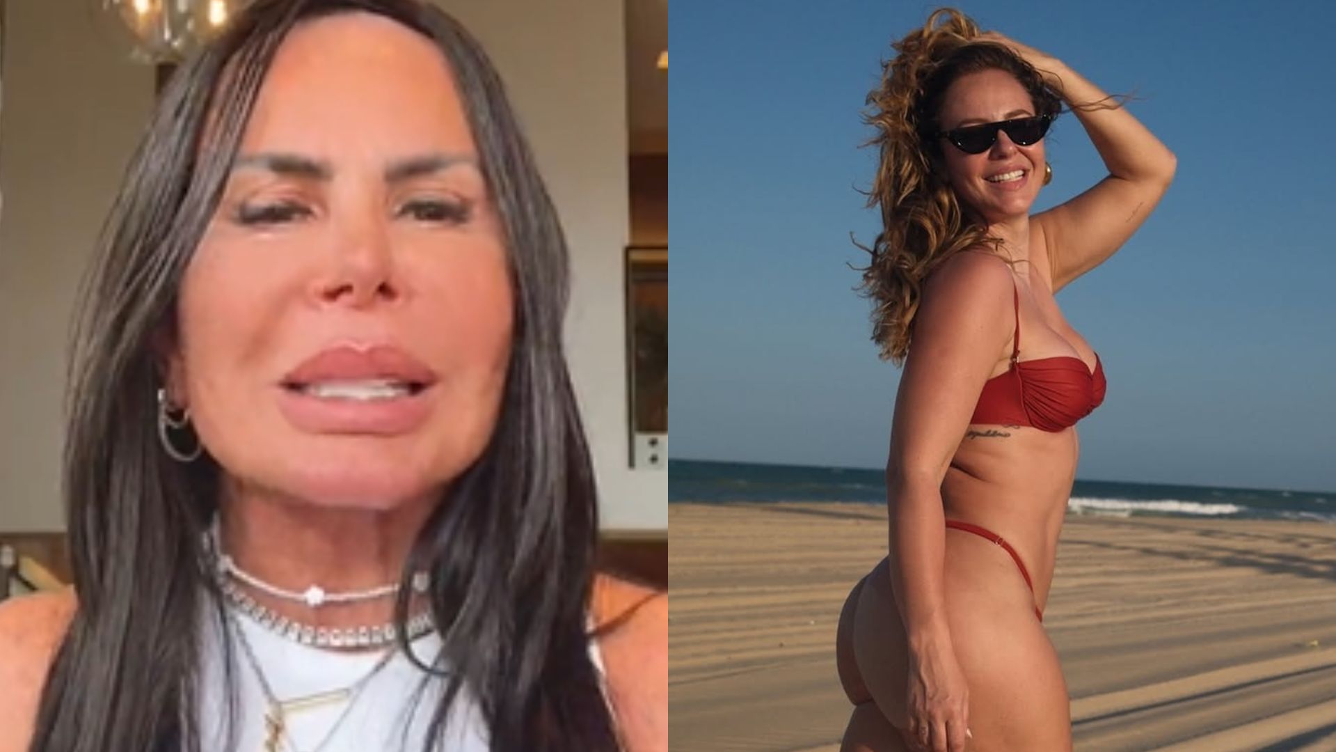 Gretchen defende Paolla Oliveira após ataques sobre corpo: “Mulher grande”
