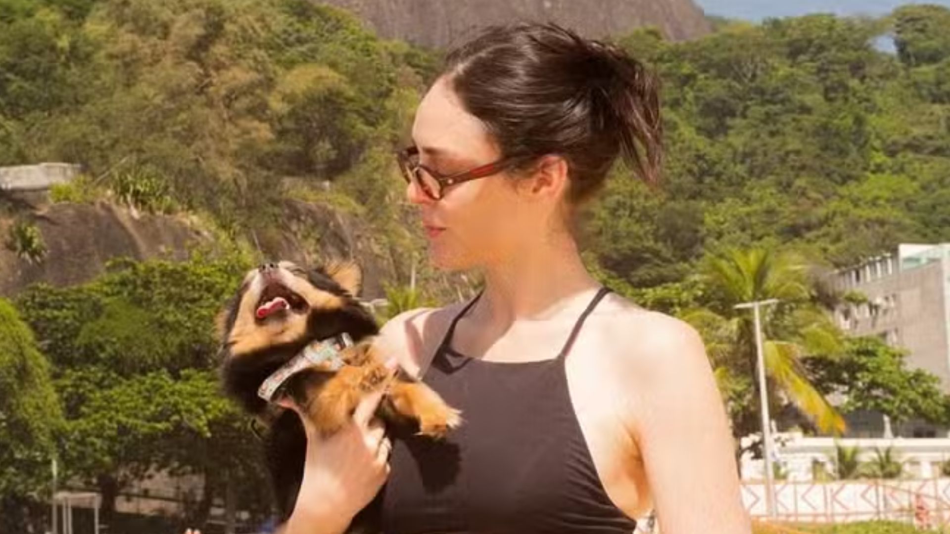 Isabelle Drummond posta foto com pet e fãs sugerem “gravidez”