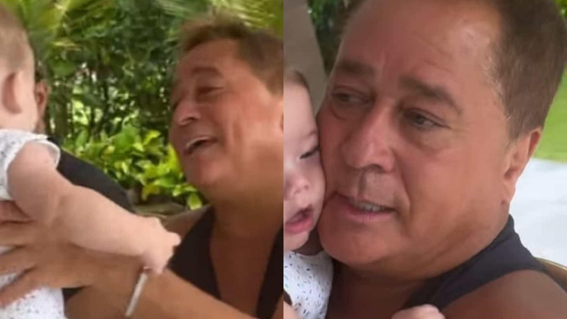 Leonardo surge em momento fofo com o neto: ‘Muito amor envolvido’
