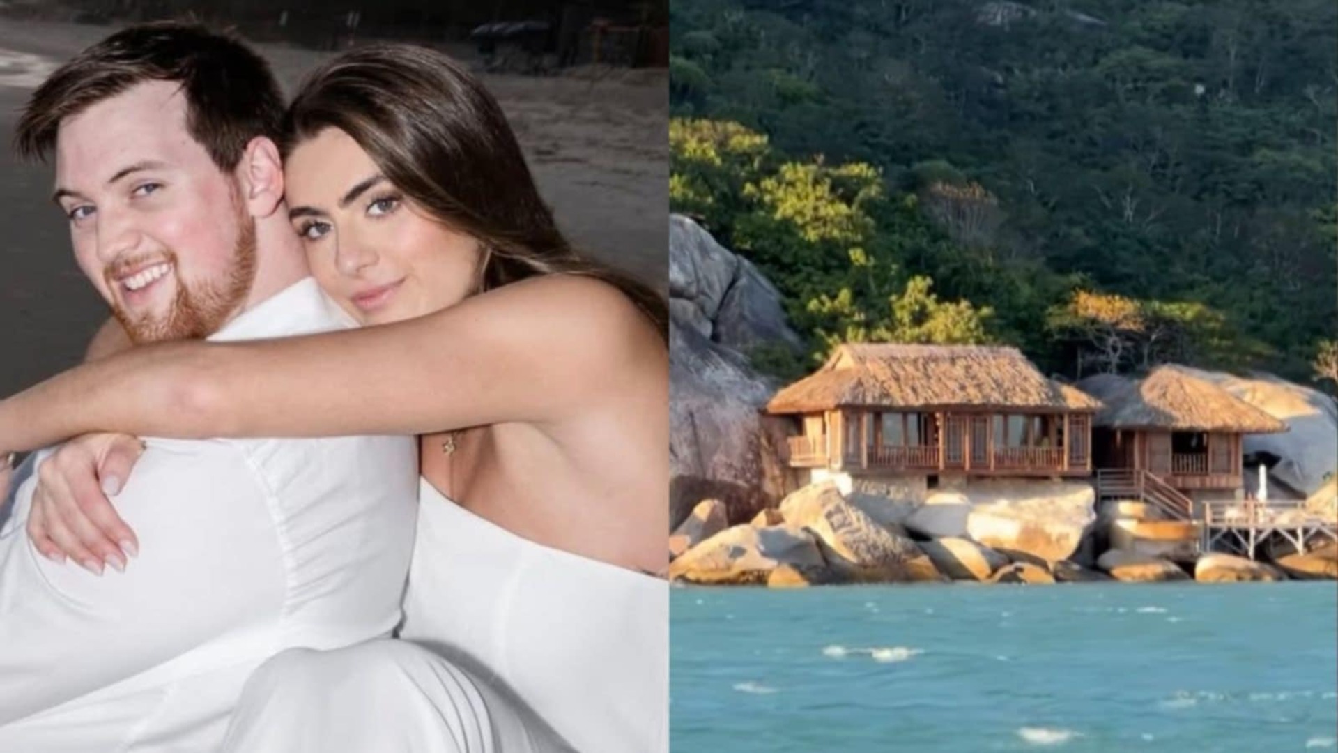 Luma Cesar impressiona com destino de lua de mel: ‘Nossa vila’