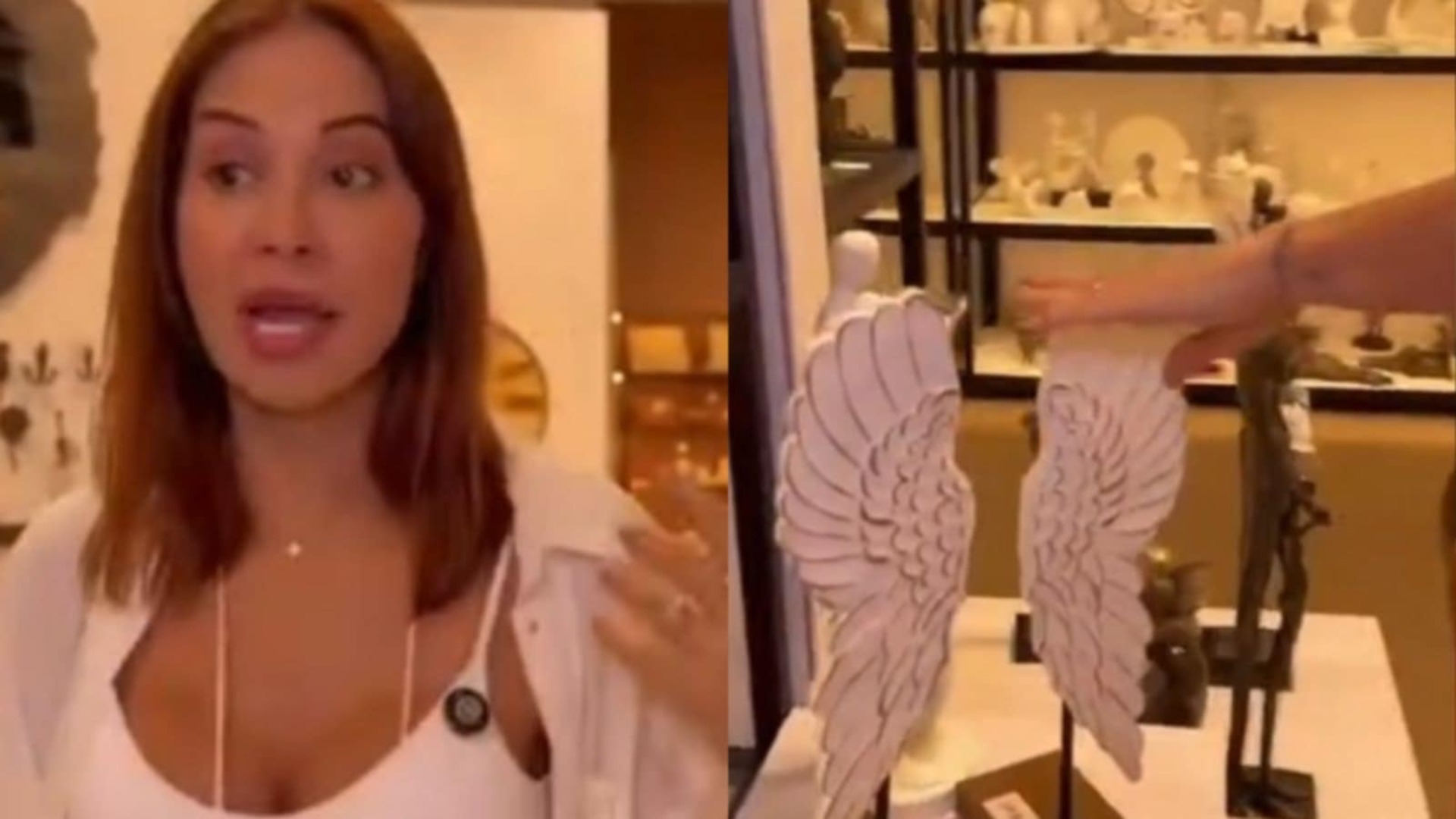 Maíra Cardi joga anjos de sua casa após conselho de cantora Gospel: ‘Não pode’