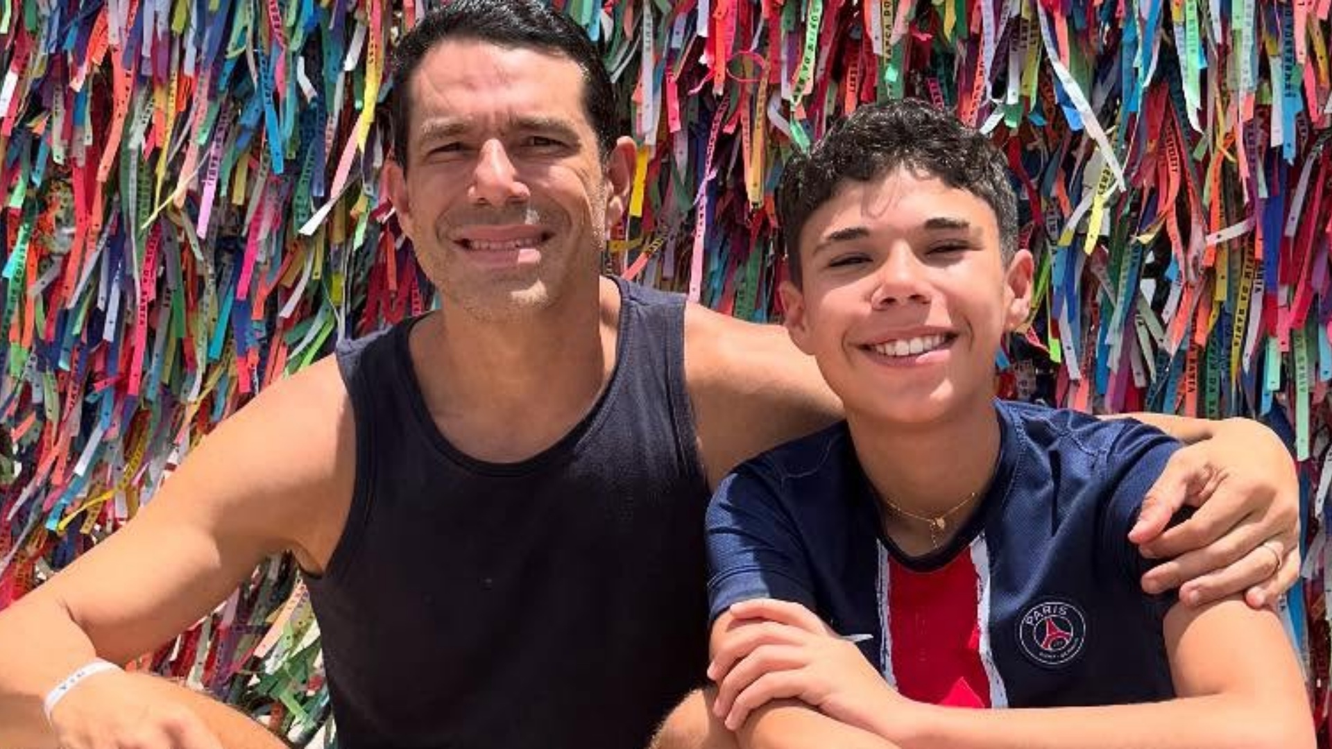 Marcus Buaiz curte viagem com o filho mais velho: ‘Colecionando momentos’