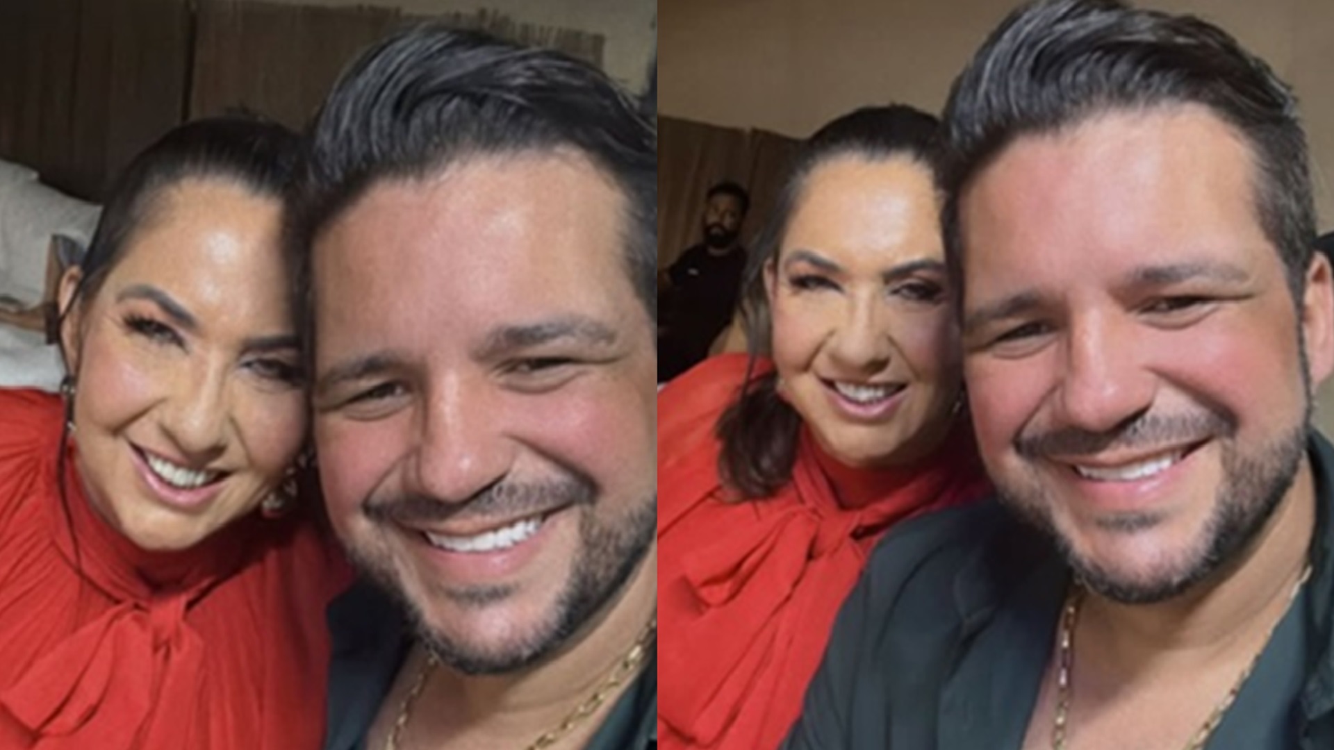 Mãe de Virginia Fonseca celebra um mês de namoro com Danilo Sanfoneiro