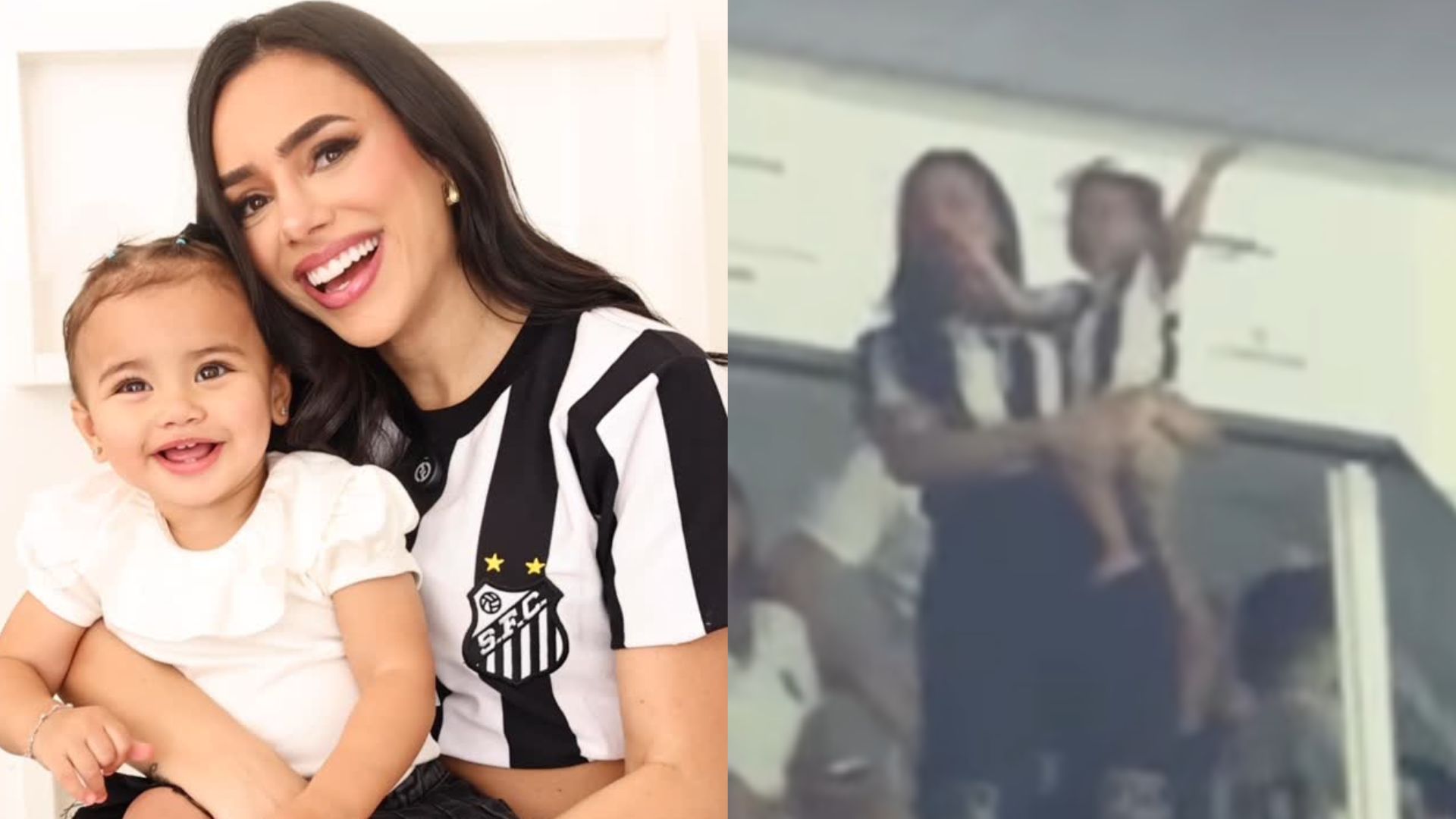 Filha de Neymar e Bruna Biancardi, Mavie esbanja fofura em vídeo na Vila Belmiro