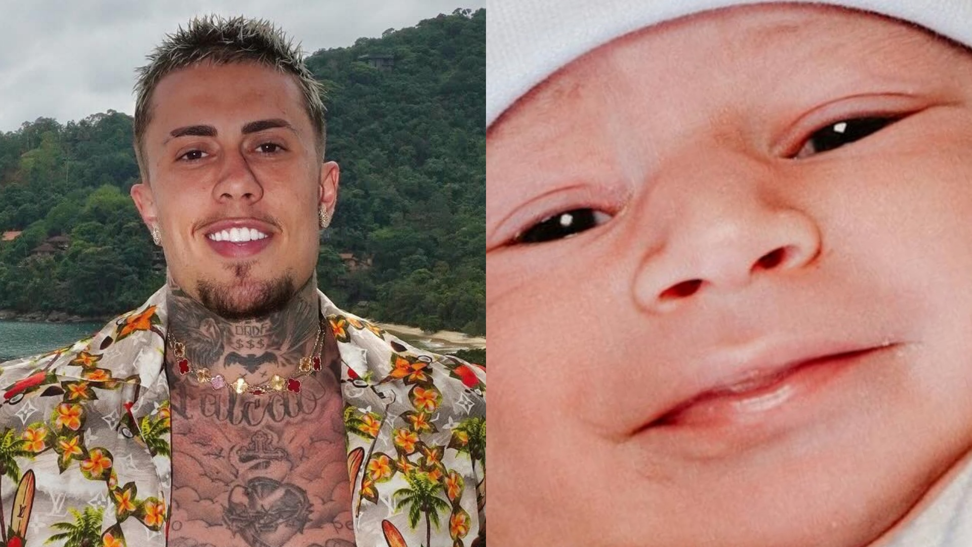MC Daniel encanta ao mostrar o rosto do filho: ‘Prazer, príncipe Rás’