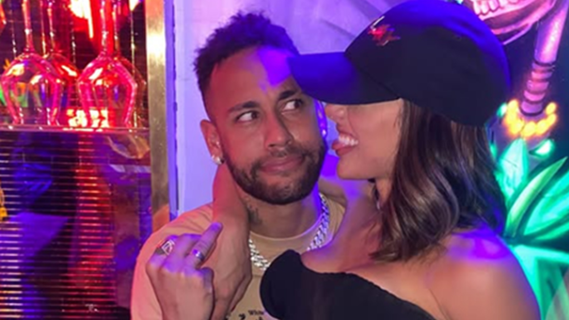 Neymar Jr. reage após Bruna Biancardi revelar o nome da segunda filha do casal