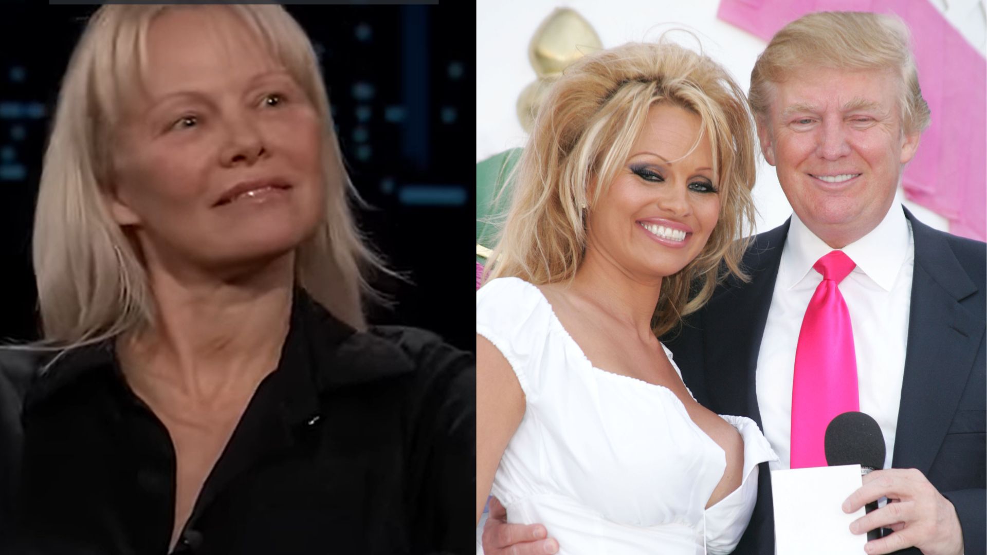 Pamela Anderson diz quanto recebeu para ir à festa de aniversário de Trump