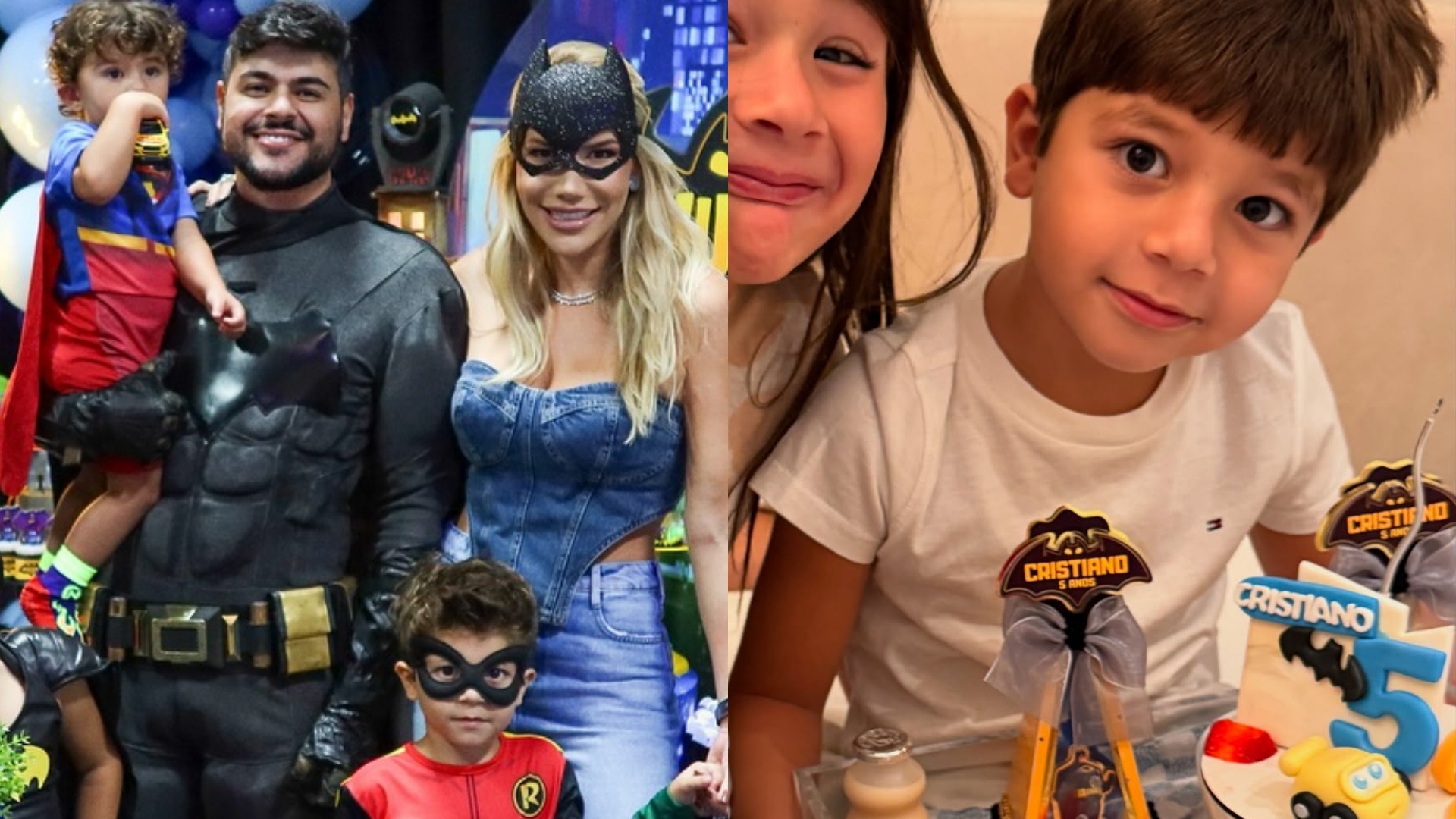 Mulher do cantor Cristiano encanta ao comemorar o aniversário do filho
