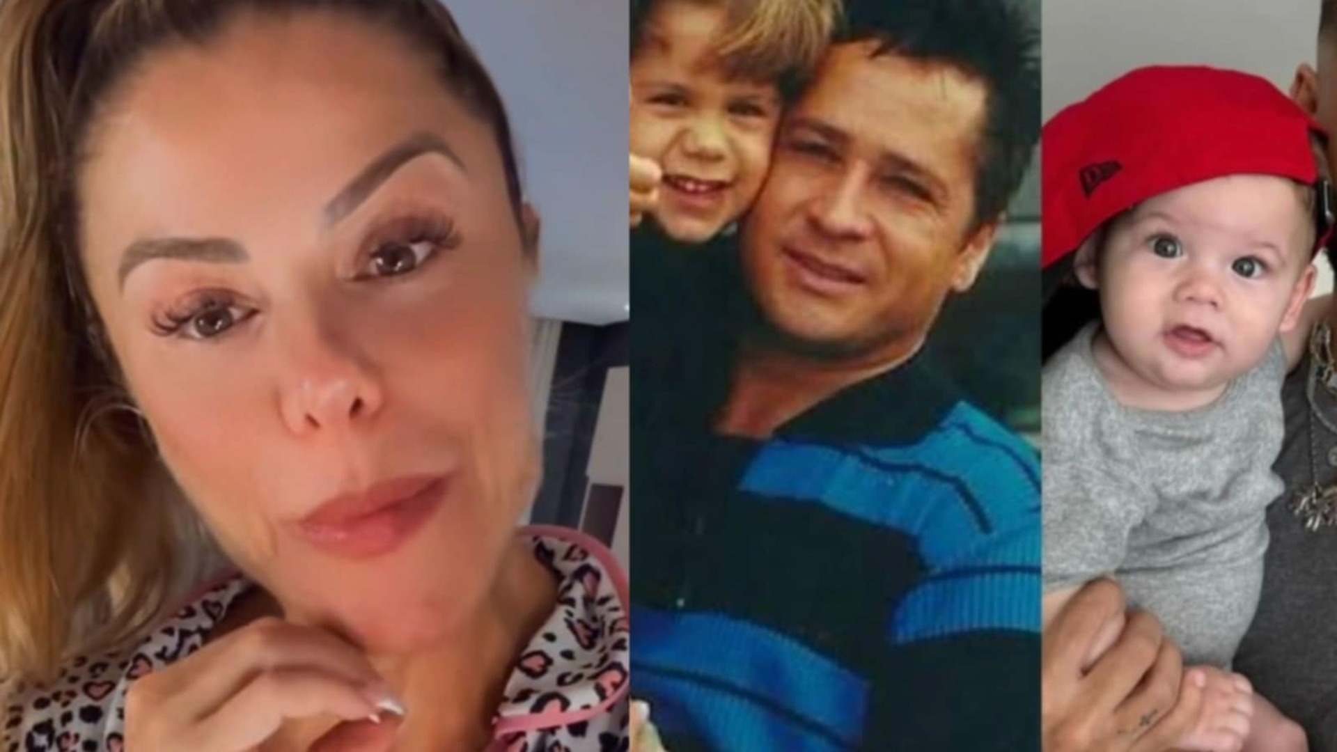 Poliana Rocha encanta ao comparar foto de Leonardo e Zé Felipe com a do neto