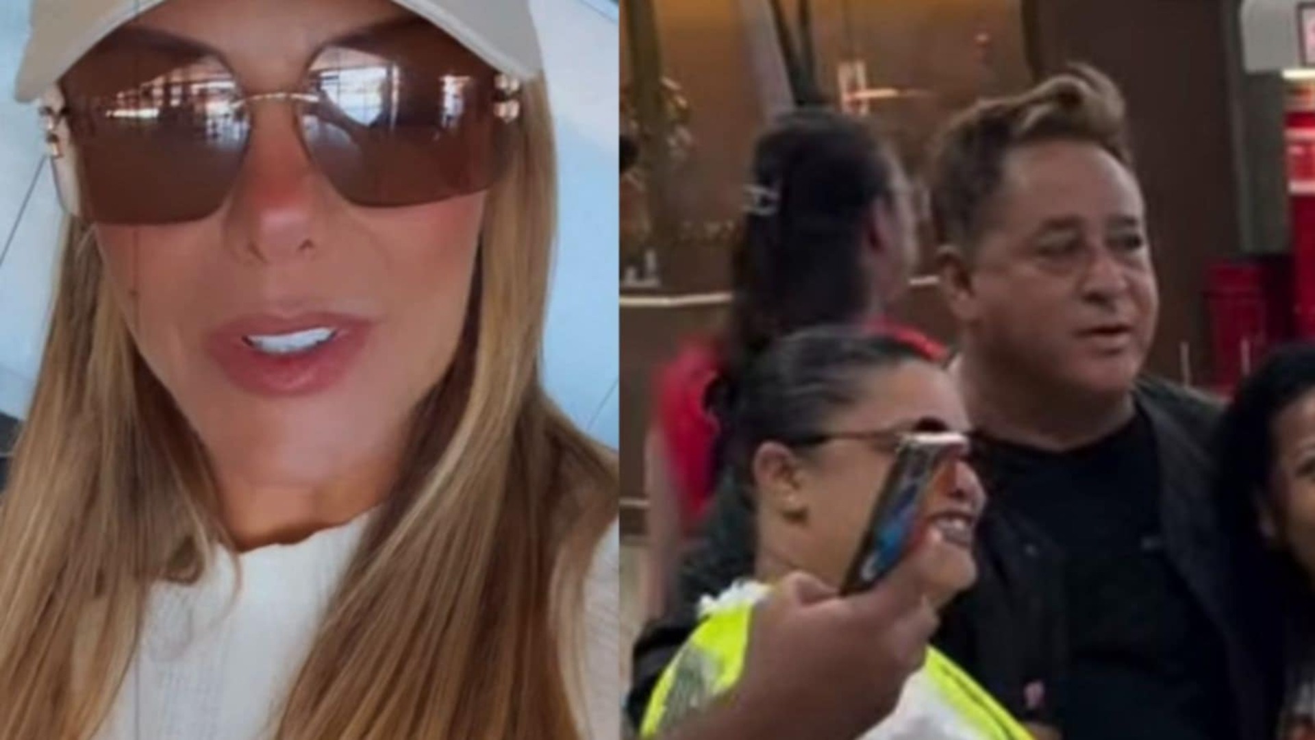 Poliana Rocha mostra Leonardo em aeroporto no Brasil: ‘Parou’