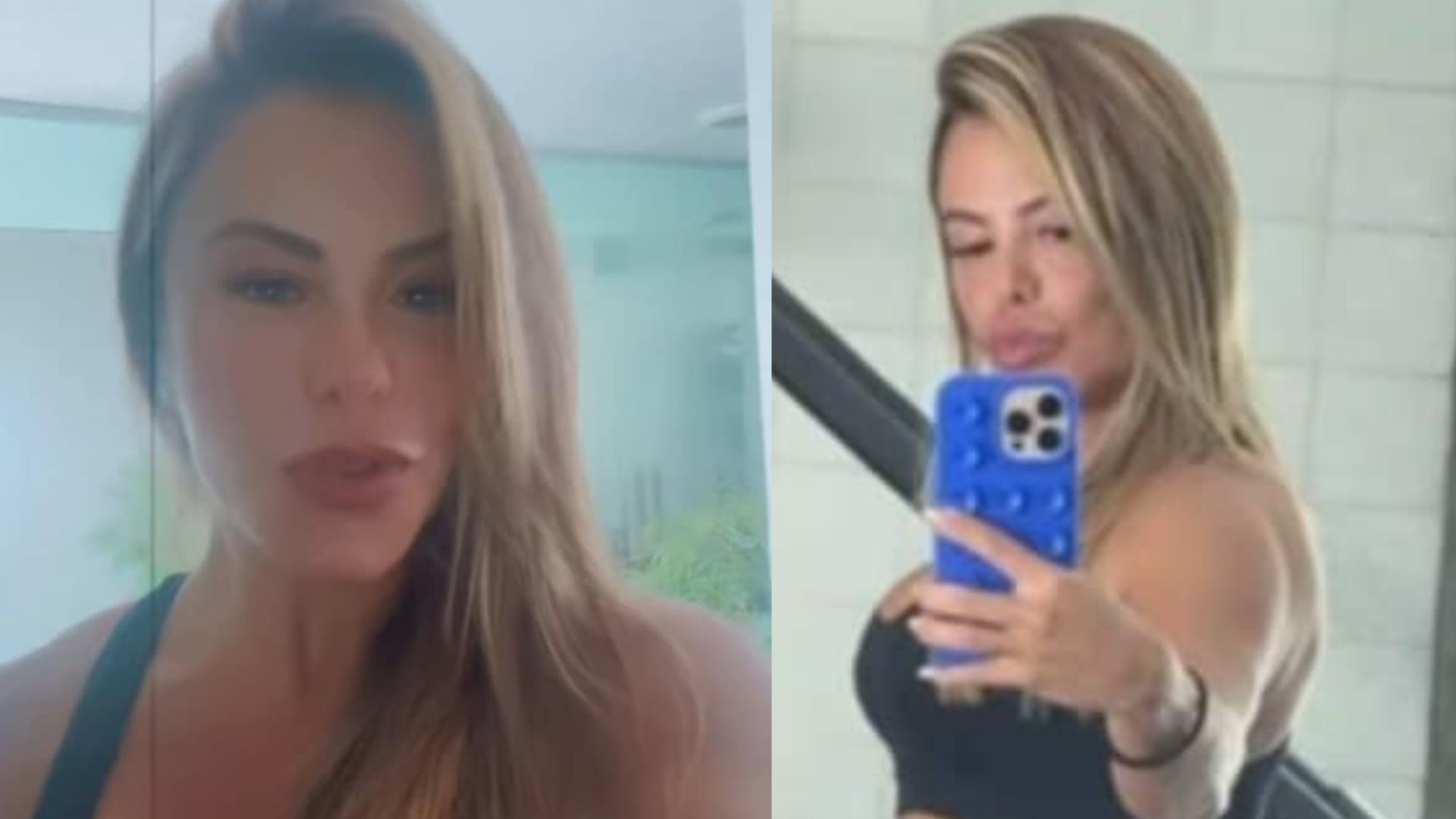 Poliana Rocha exibe corpo escultural com look fitness estiloso