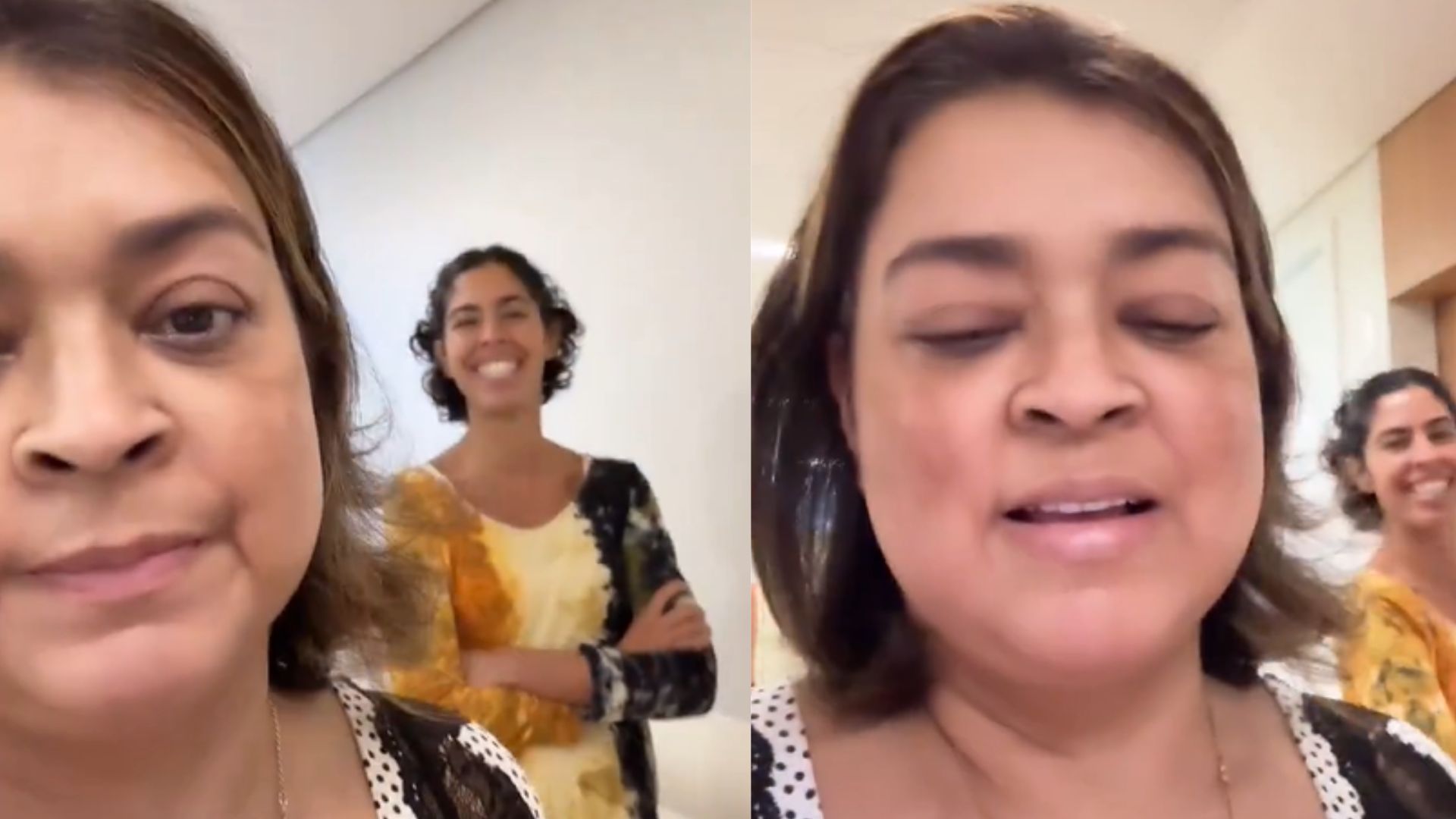 Há um mês no hospital, Preta Gil recebe nova visita da irmã, Bela Gil
