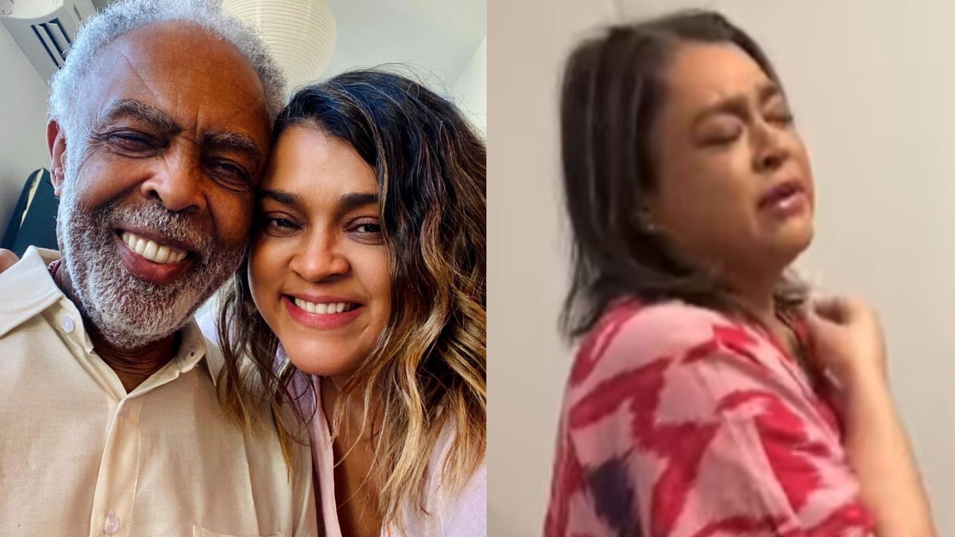 Gilberto Gil publica vídeo emocionante de Preta Gil após receber alta hospitalar