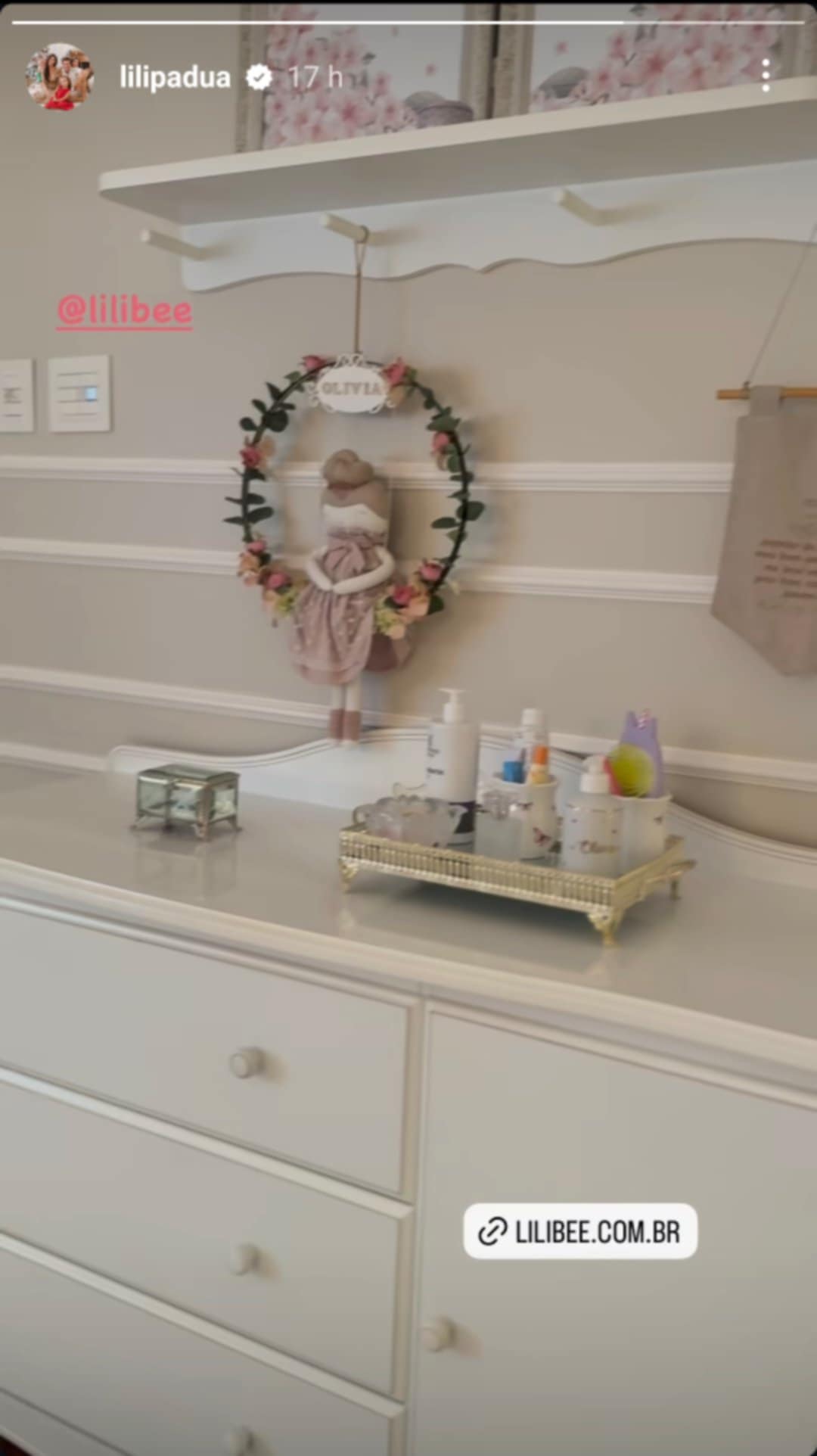 Esposa do cantor Daniel mostra novo quarto da filha caçula: 'Perfeito'