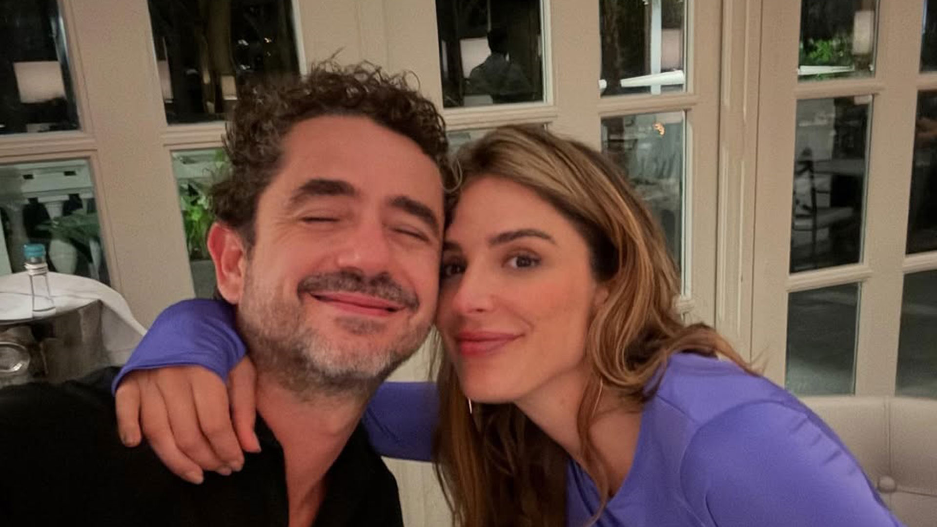 Rafa Brites celebra primeiro dia de trabalho com Felipe Andreoli na Record