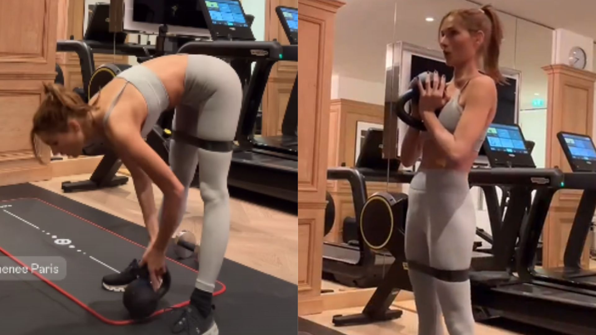 Sasha Meneghel compartilha rotina de treinos em hotel 5 estrelas em Paris