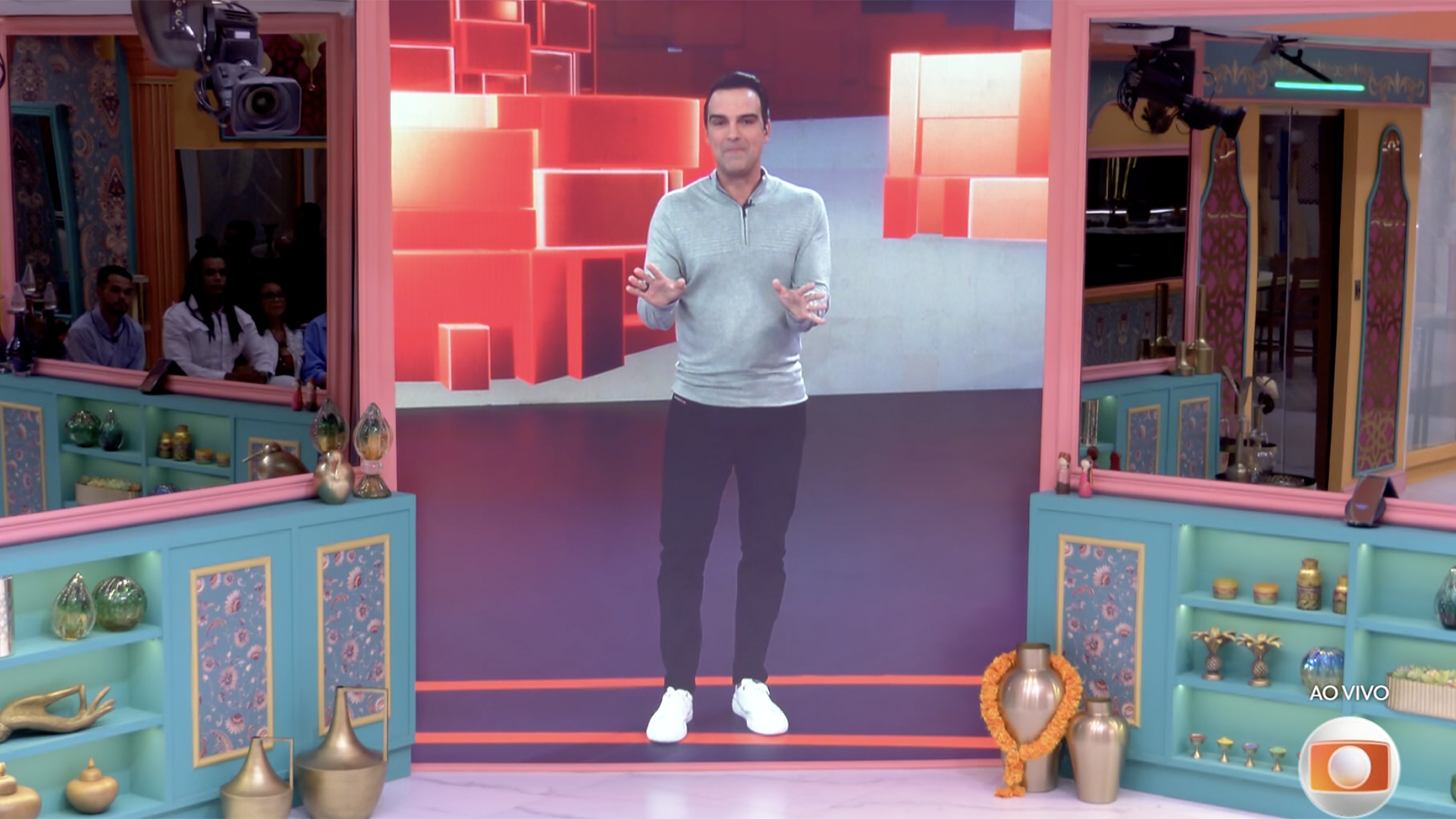 BBB 25: O discurso de Tadeu Schmidt para a eliminação de Diogo Almeida