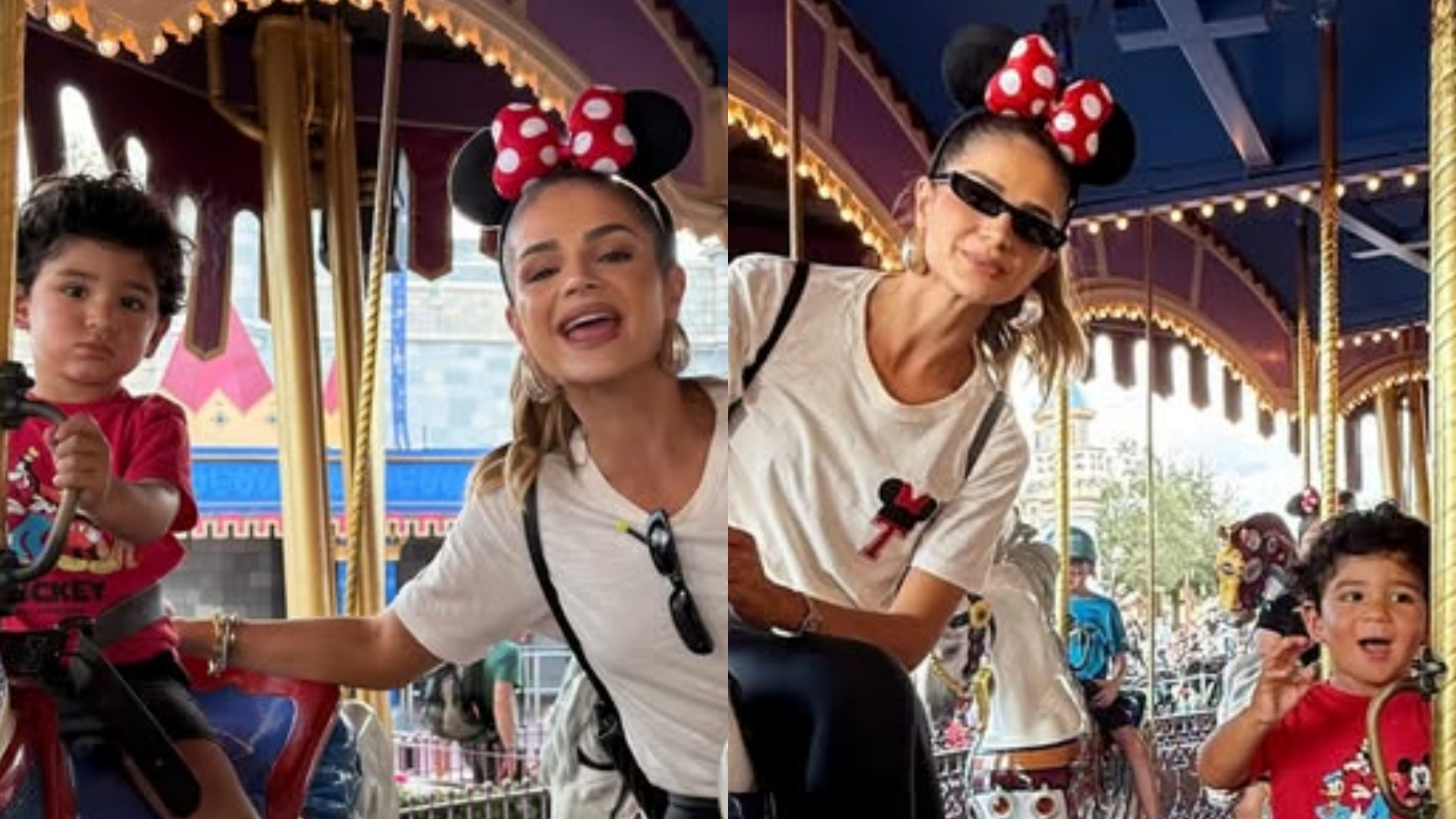 Thássia Naves curte as férias na Disney com o filho: ‘Jamais esquecerei’