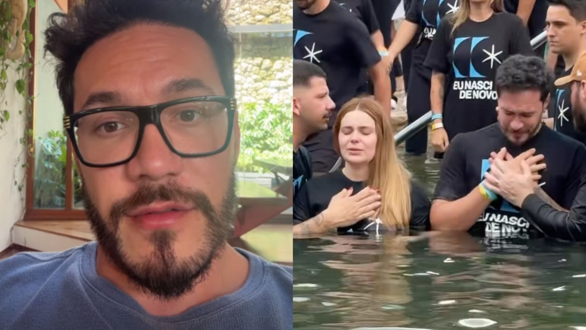 Eliezer fala sobre batismo com Viih Tube em igreja evangélica: ‘Renascimento’