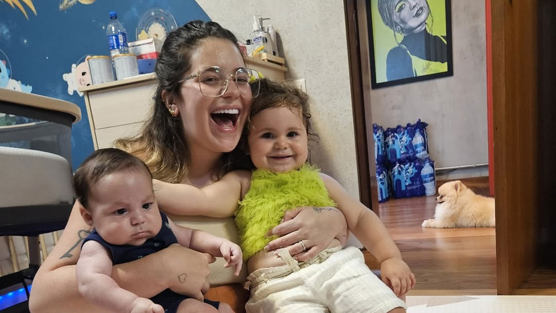 Viih Tube mostra Lua se divertindo na academia: ‘Boa influência’