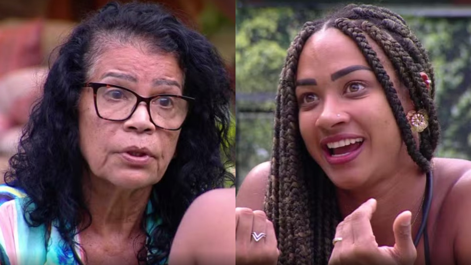 BBB 25: Vilma conversa com Aline e questiona escolha: ‘Não me salvou’