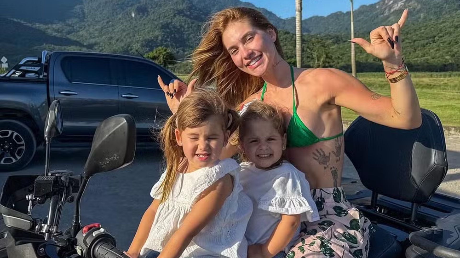 Virginia celebra a chegada dos filhos em Mangaratiba para o Carnaval: “Agora sim”