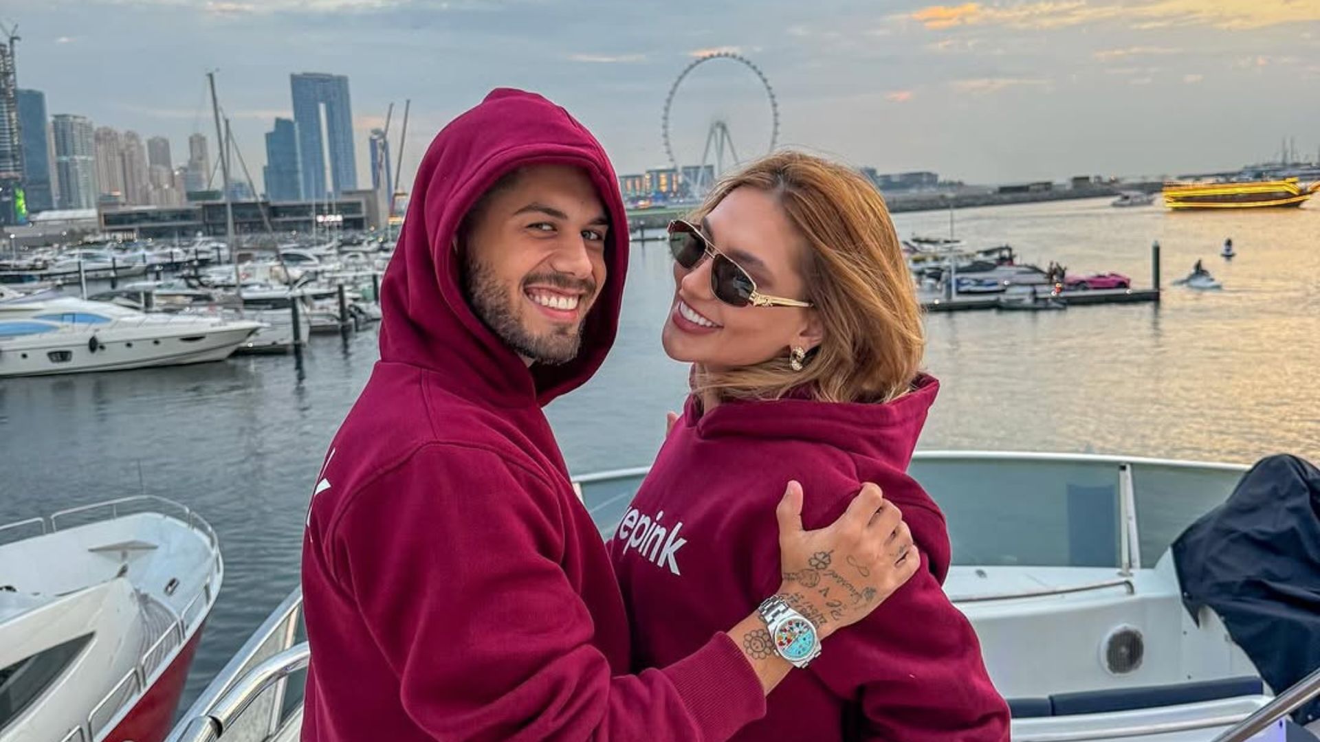 Virginia Fonseca surge em momento romântico com Zé Felipe: ‘De boa’