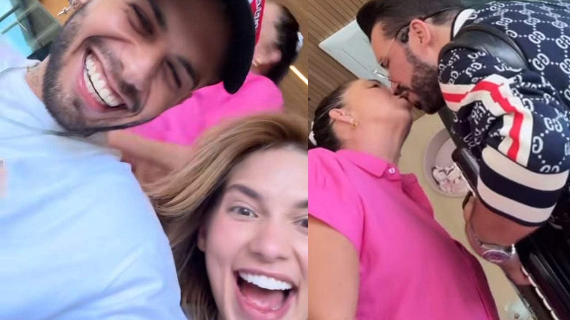 Virginia Fonseca flagra a mãe em clima de romance com o namorado