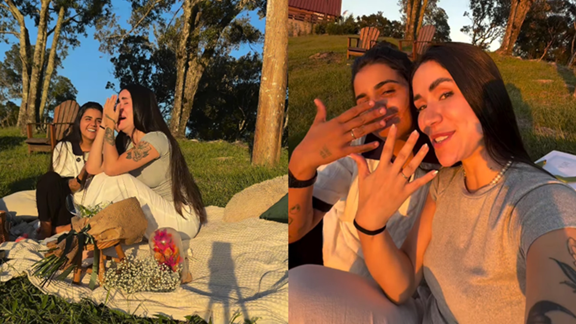 Yasmin Santos e Maria Venture