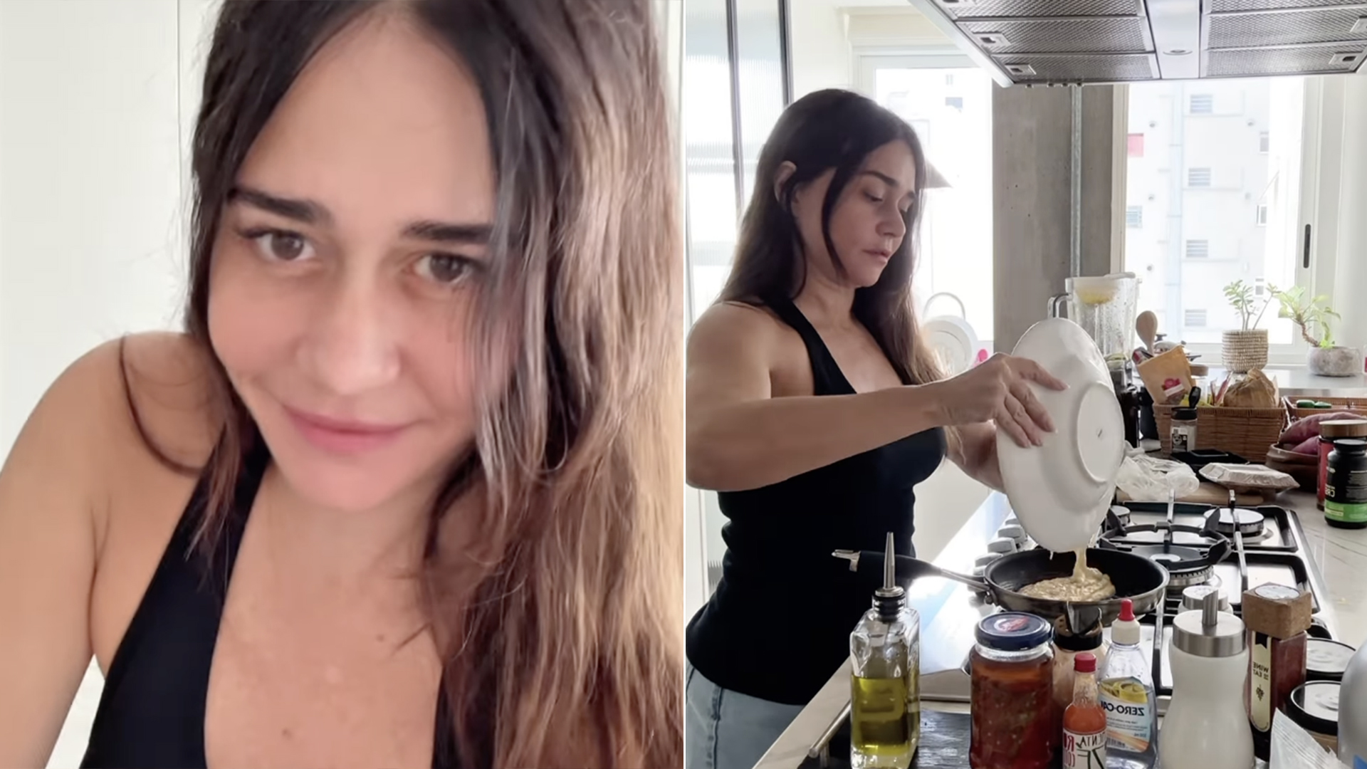 Receita saudável: Alessandra Negrini ensina panqueca para o lanche