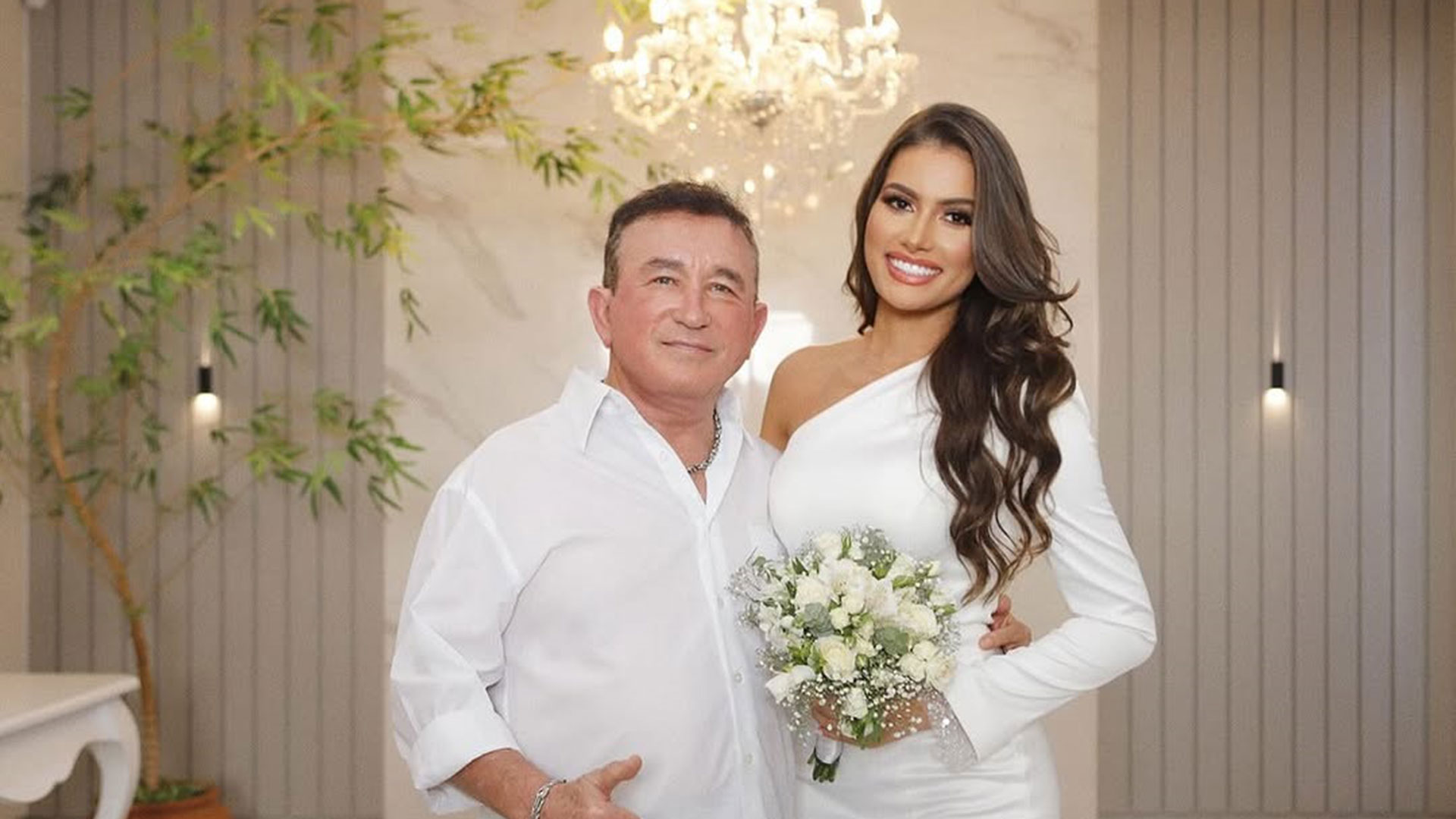 Amado Batista se casa com Calita Franciele em linda cerimônia