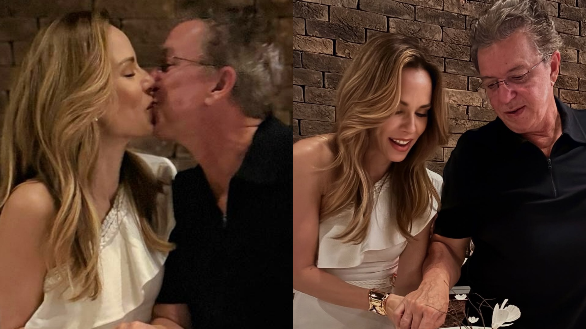 Ana Furtado mostra detalhes da comemoração de 25 anos de casada com Boninho