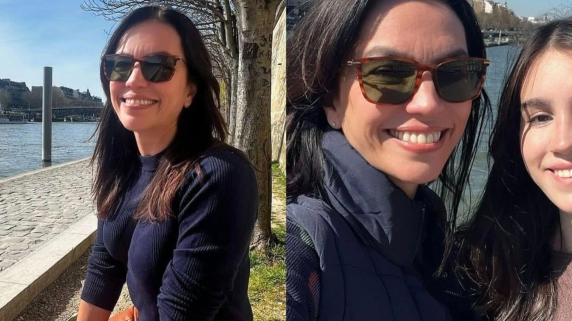 Ana Paula Araujo exibe novas fotos de férias com a filha na França