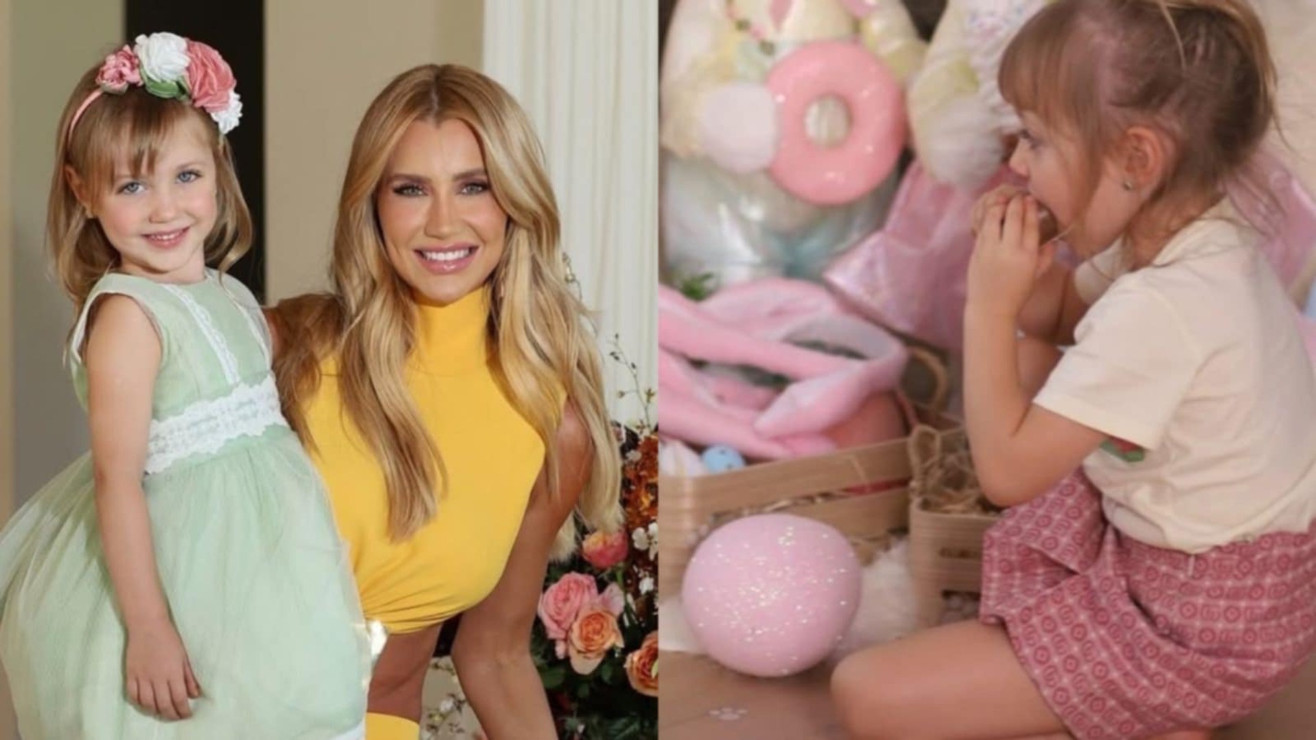Ana Paula Siebert faz decoração de Páscoa no quarto da filha: ‘Surpresa’
