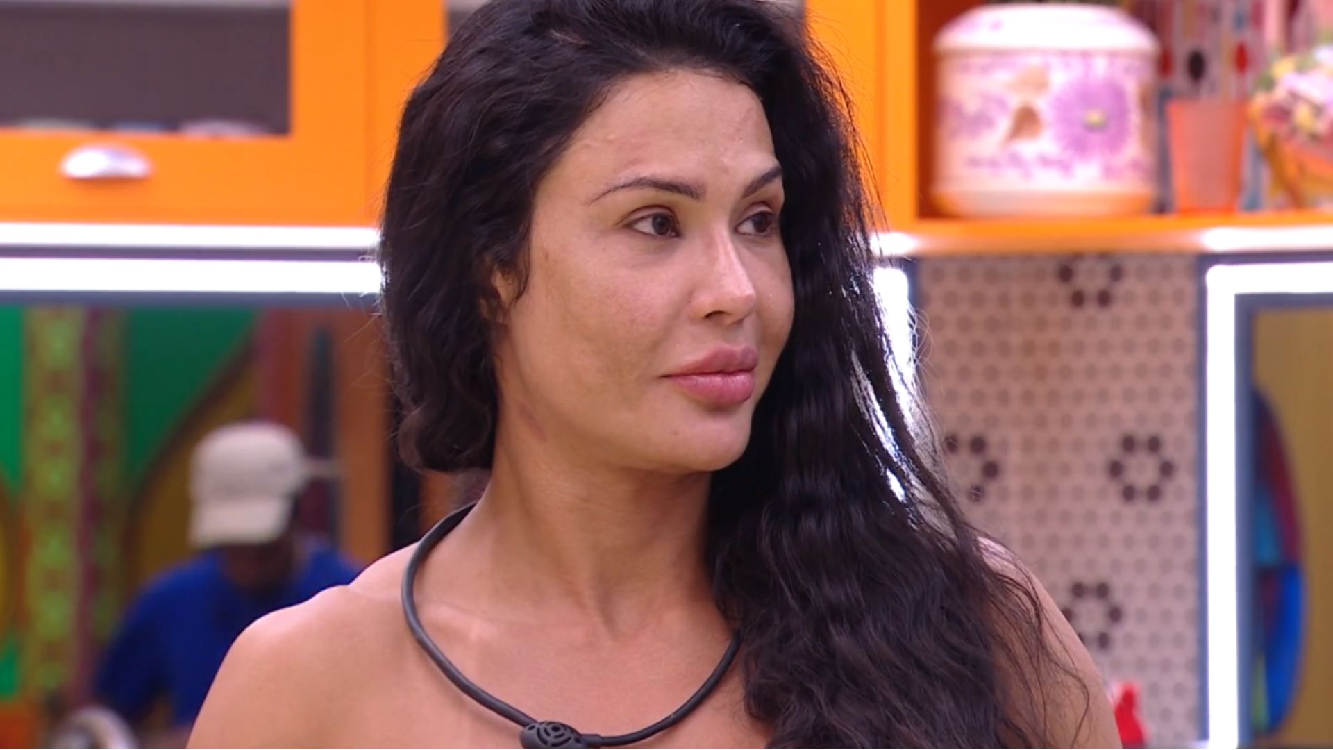 BBB 25: Gracyanne Barbosa analisa indicação ao paredão: ‘Ele não tem’