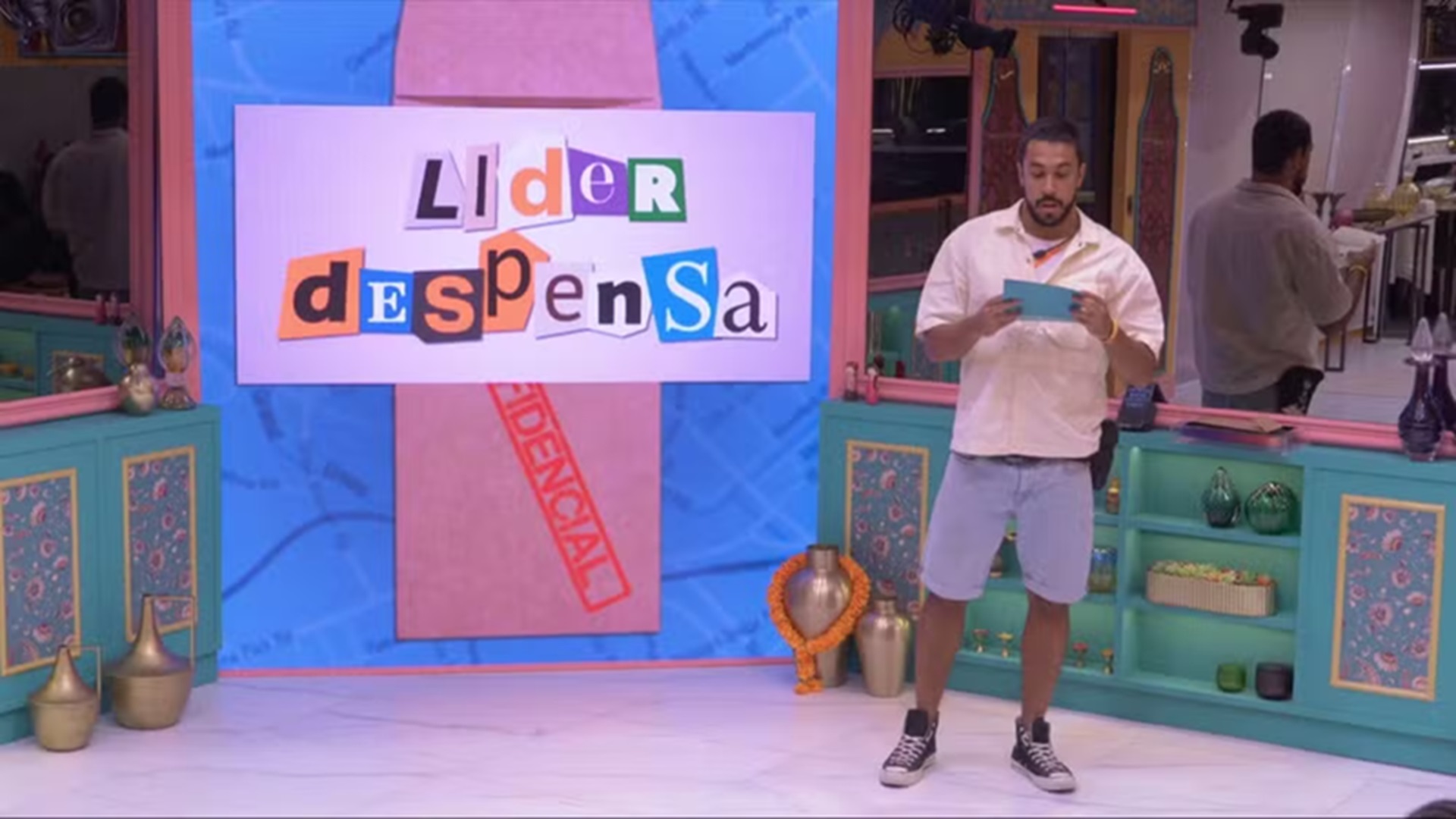 BBB 25: Maike lê carta confidencial e se espanta: ‘Estou nervoso’