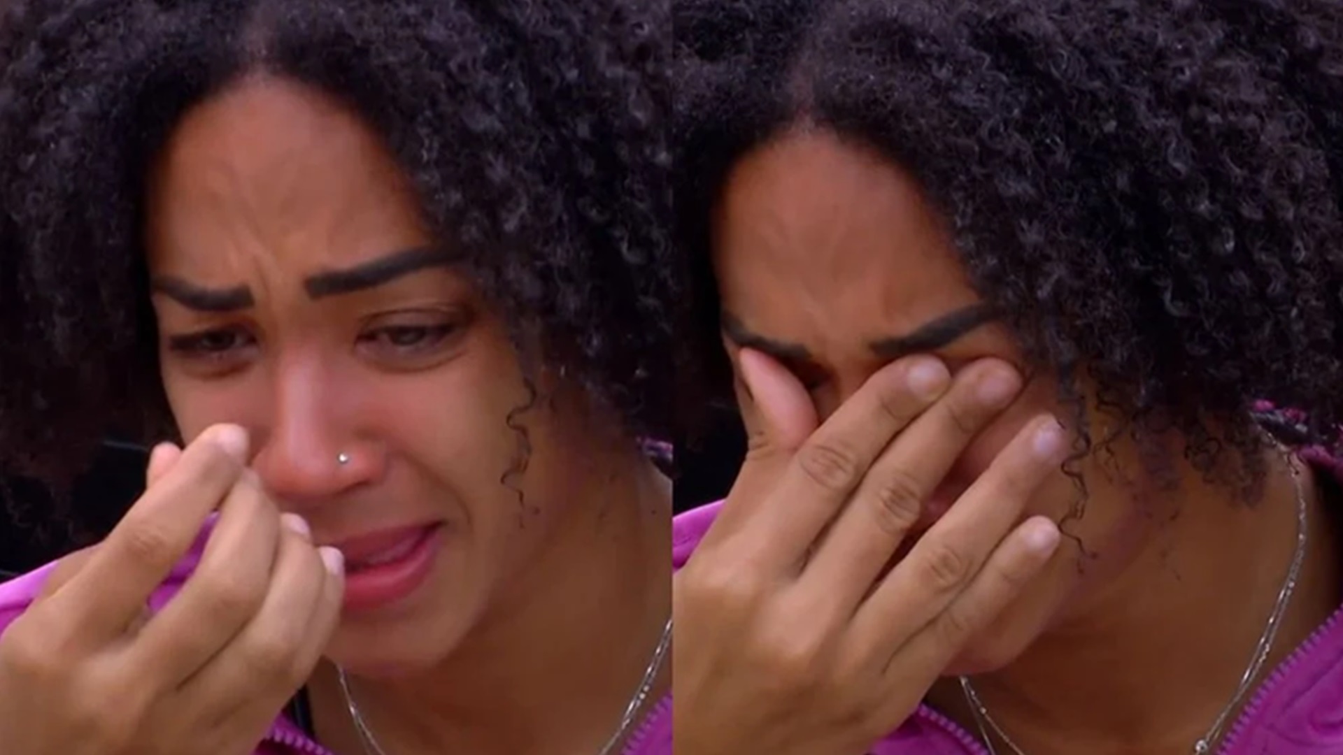 BBB 25: Abalada, Aline tem crise de choro após acusação de Vilma: ‘Não é justo’